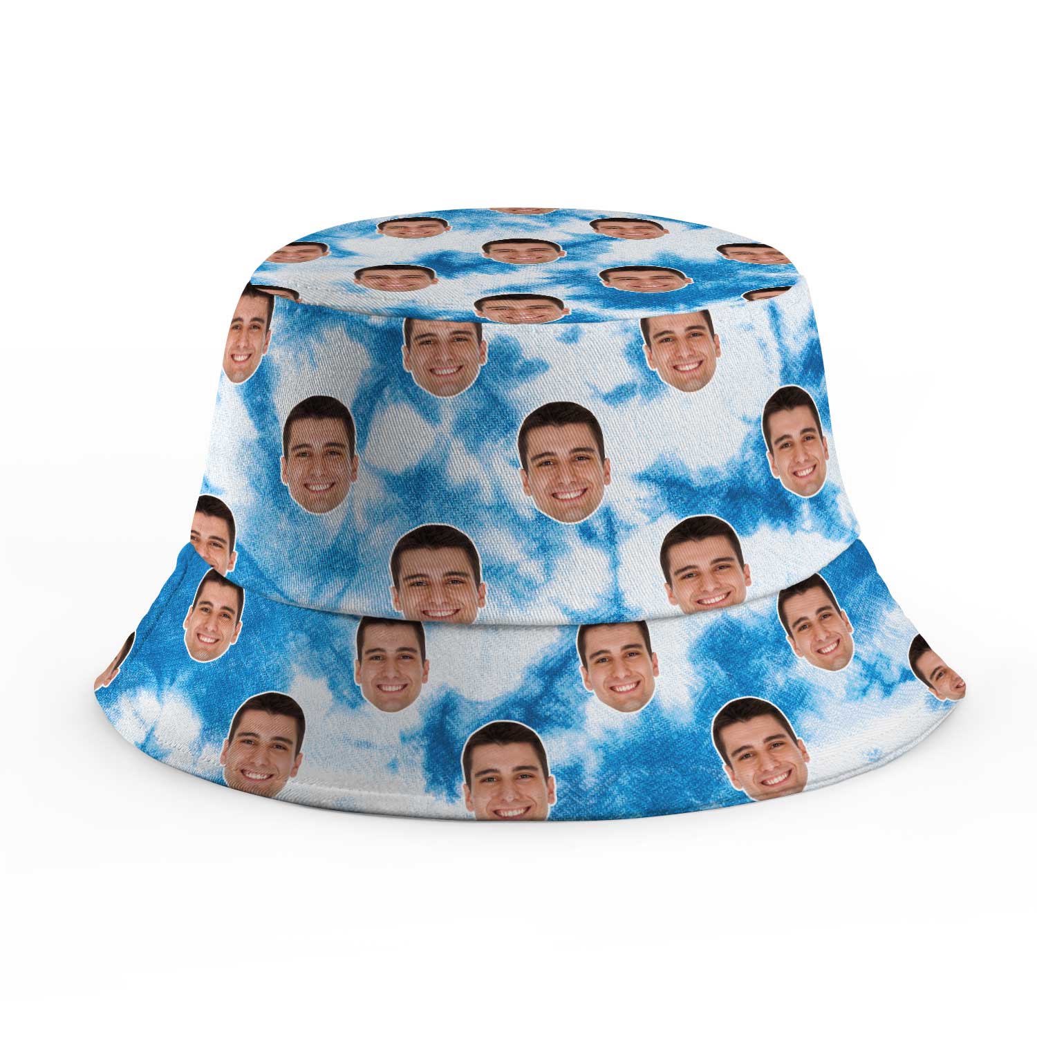 Tie Dye Blue Custom Bucket Hat
