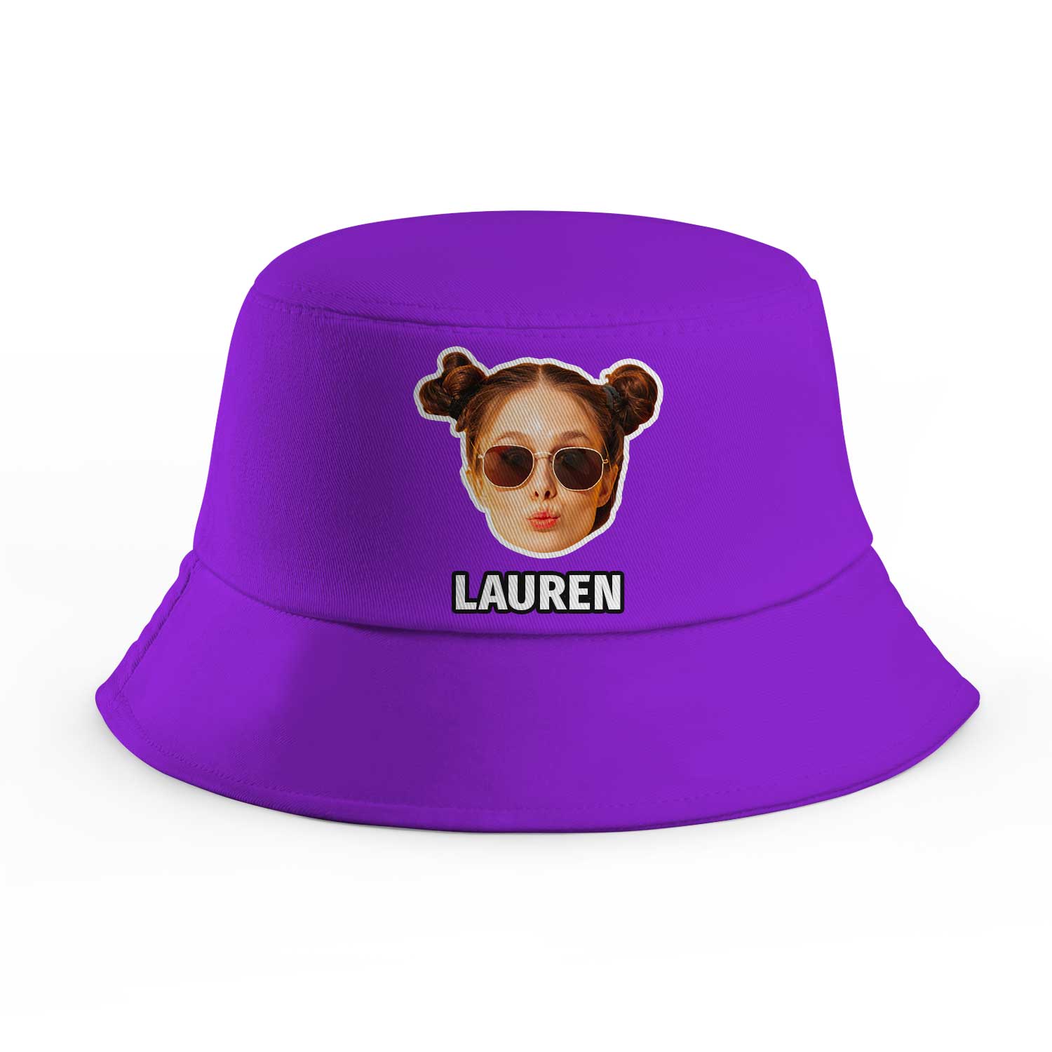 Single Face and Name Custom Bucket Hat