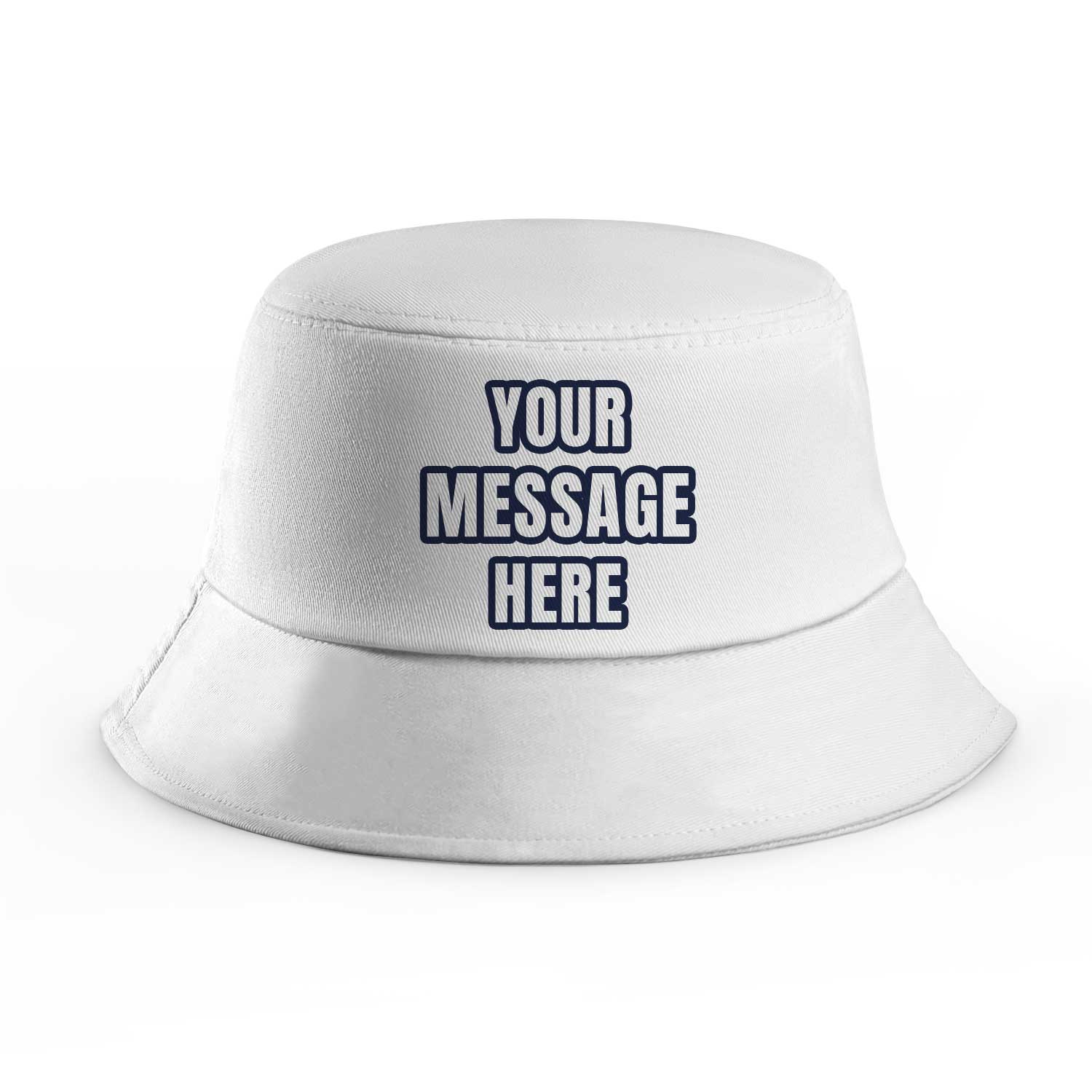 Your Message Custom Bucket Hat
