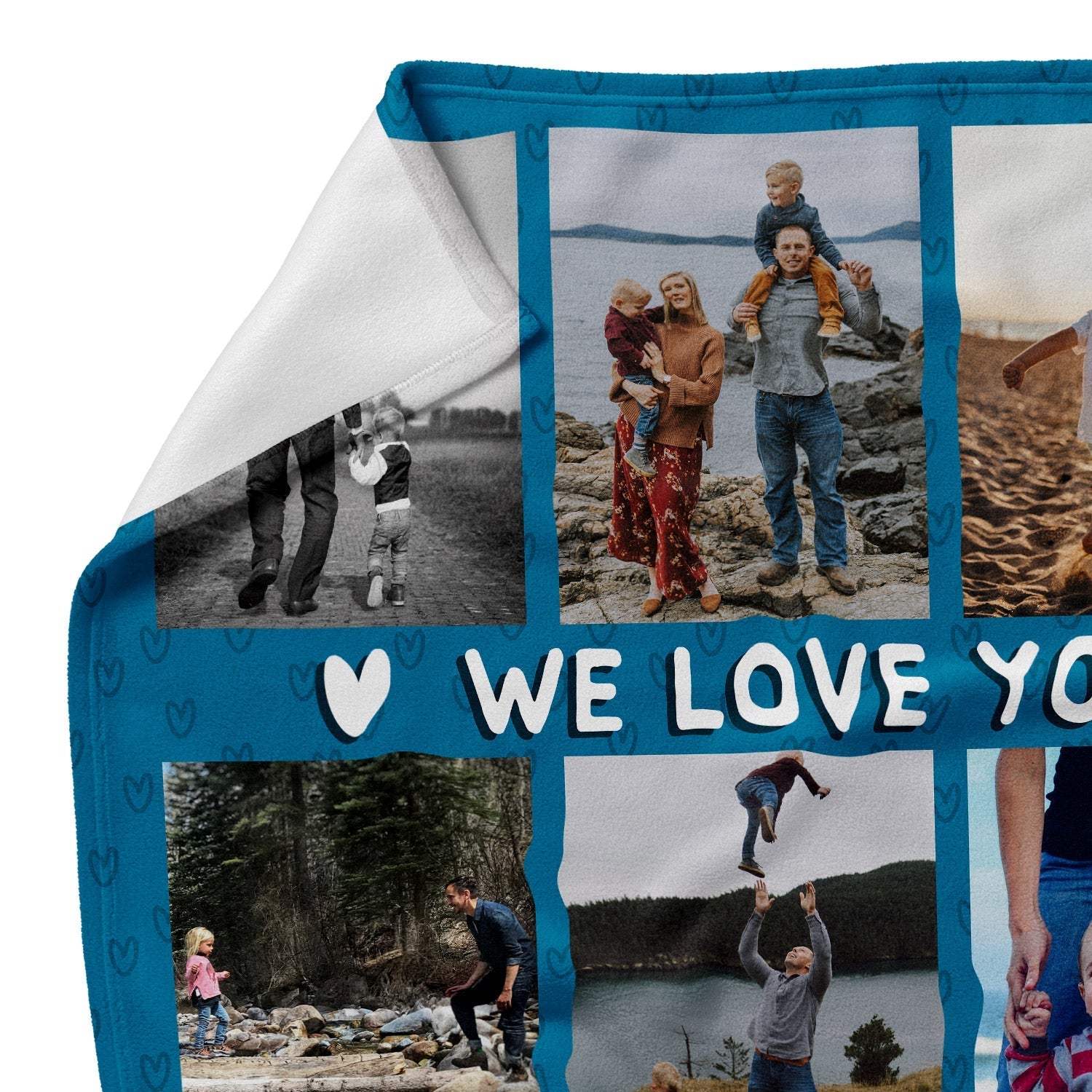 We Love You Dad Personalized Blanket