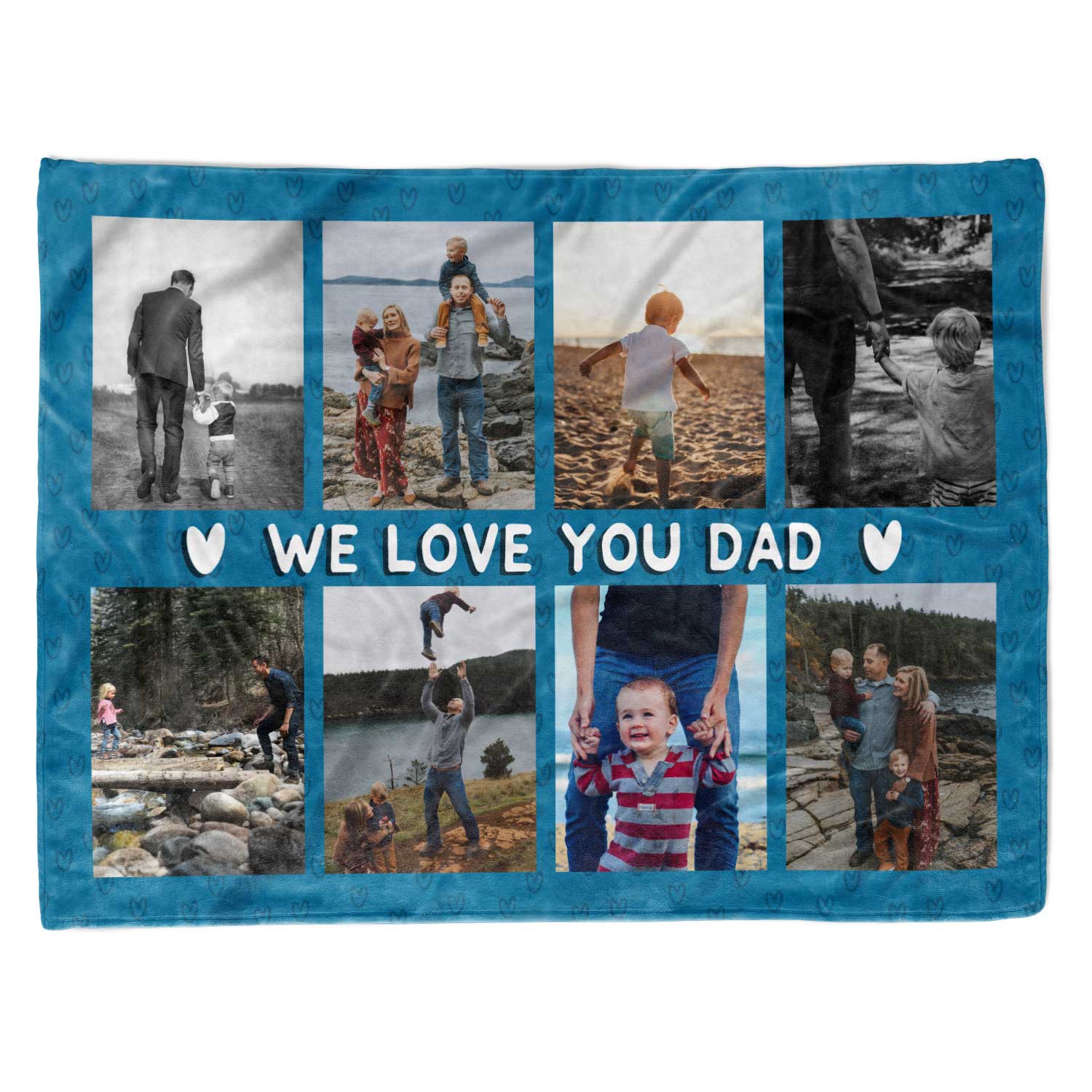 We Love You Dad Personalized Blanket