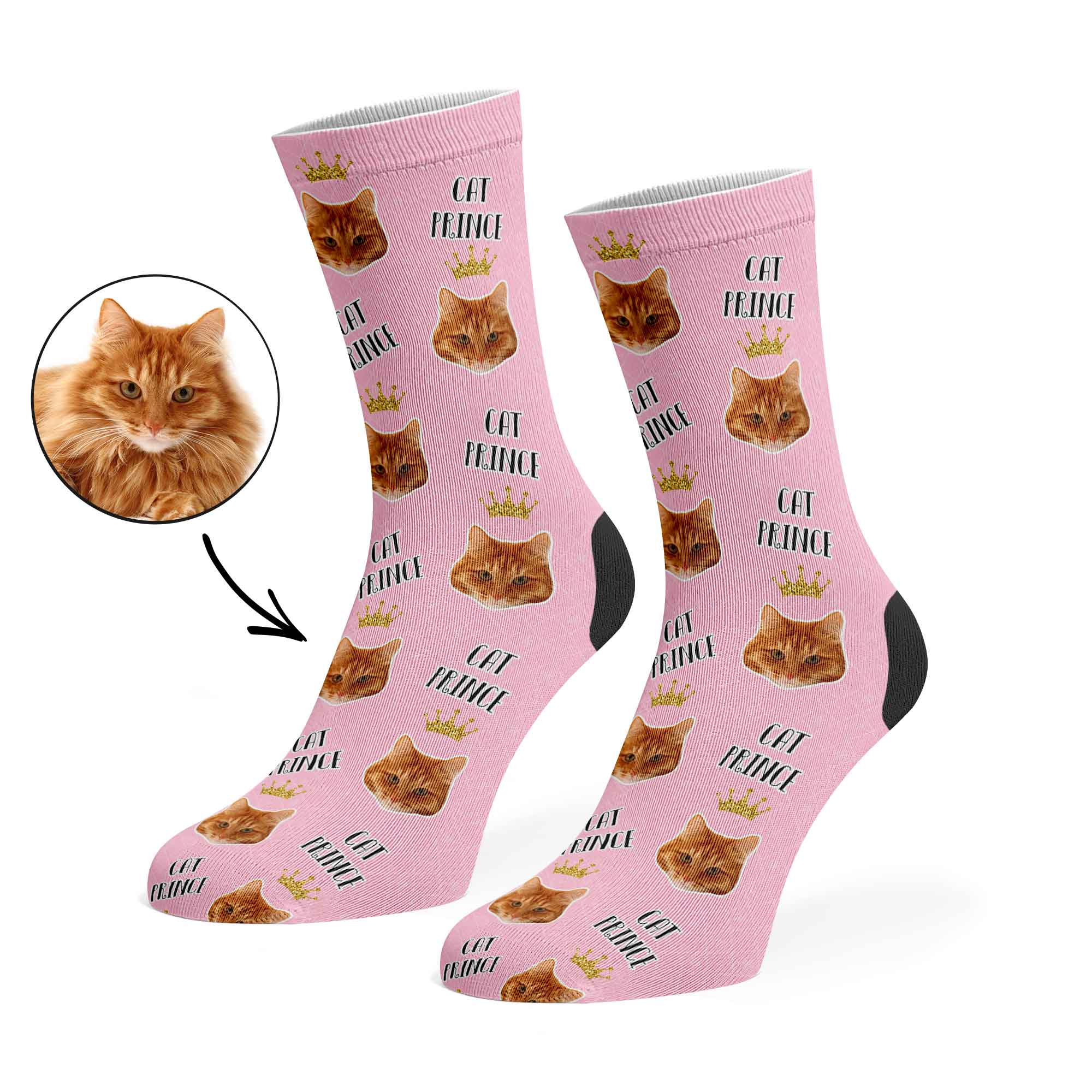 Cat Prince Custom Socks