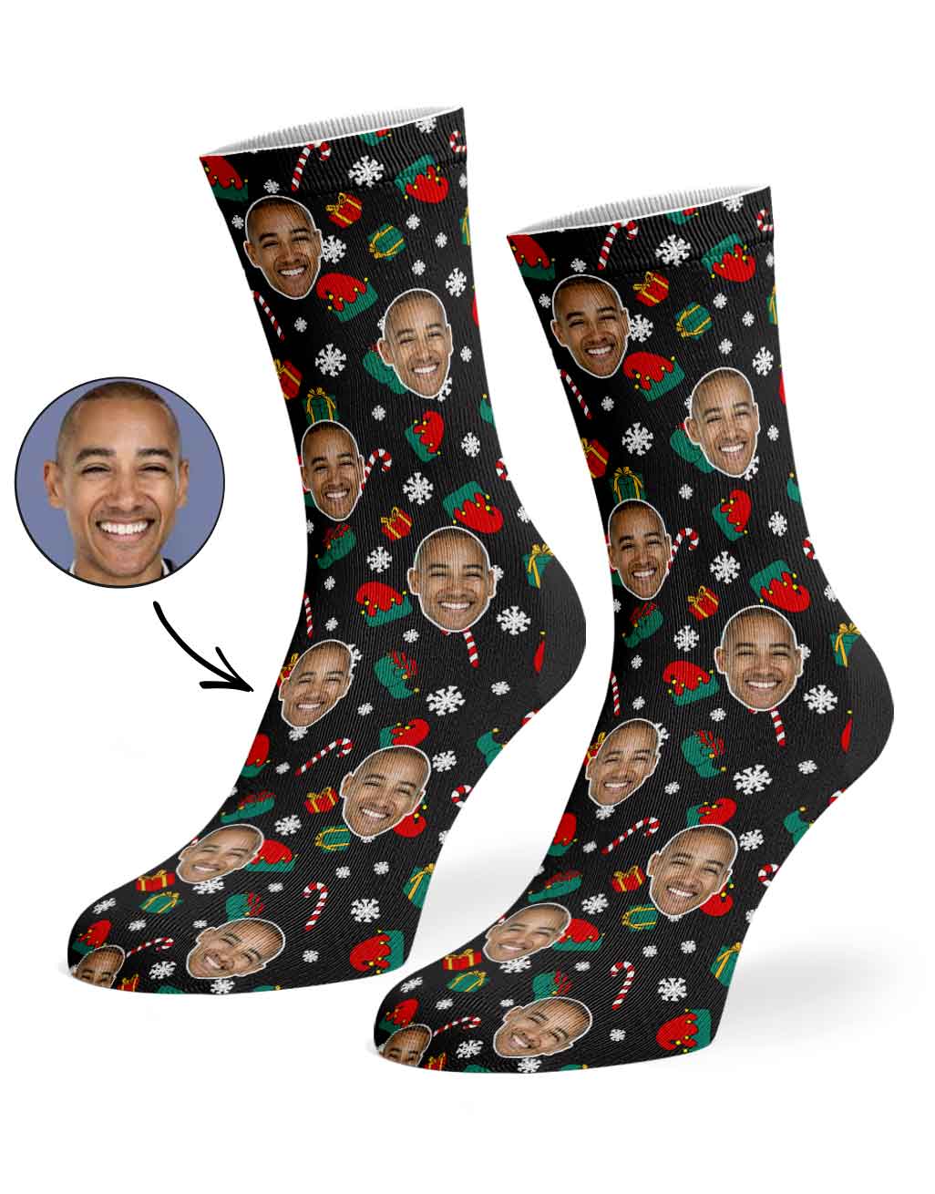 Elf Me Custom Socks