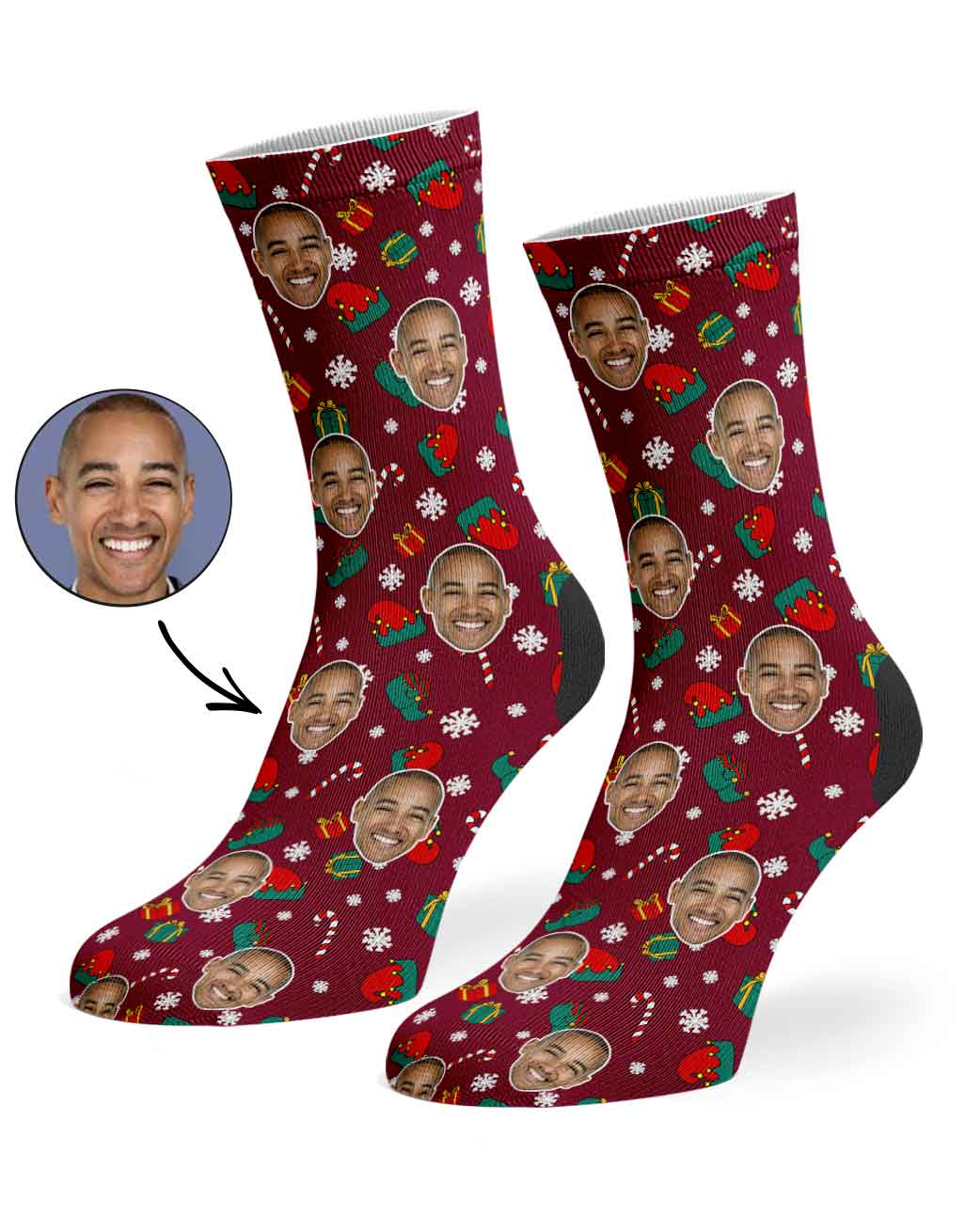 Elf Me Custom Socks