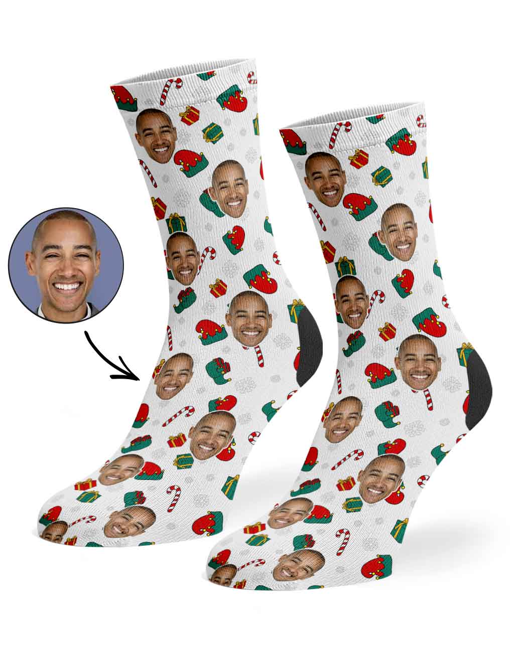 Elf Me Custom Socks