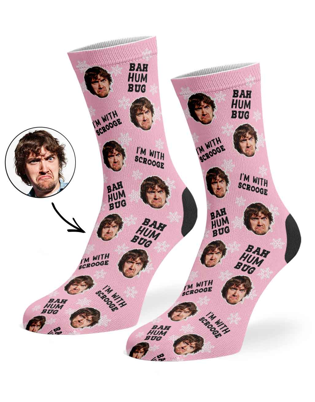 Scrooge Me Custom Socks