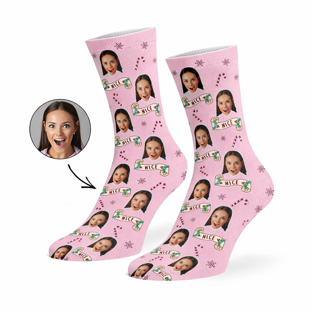 Naughty & Nice Custom Socks