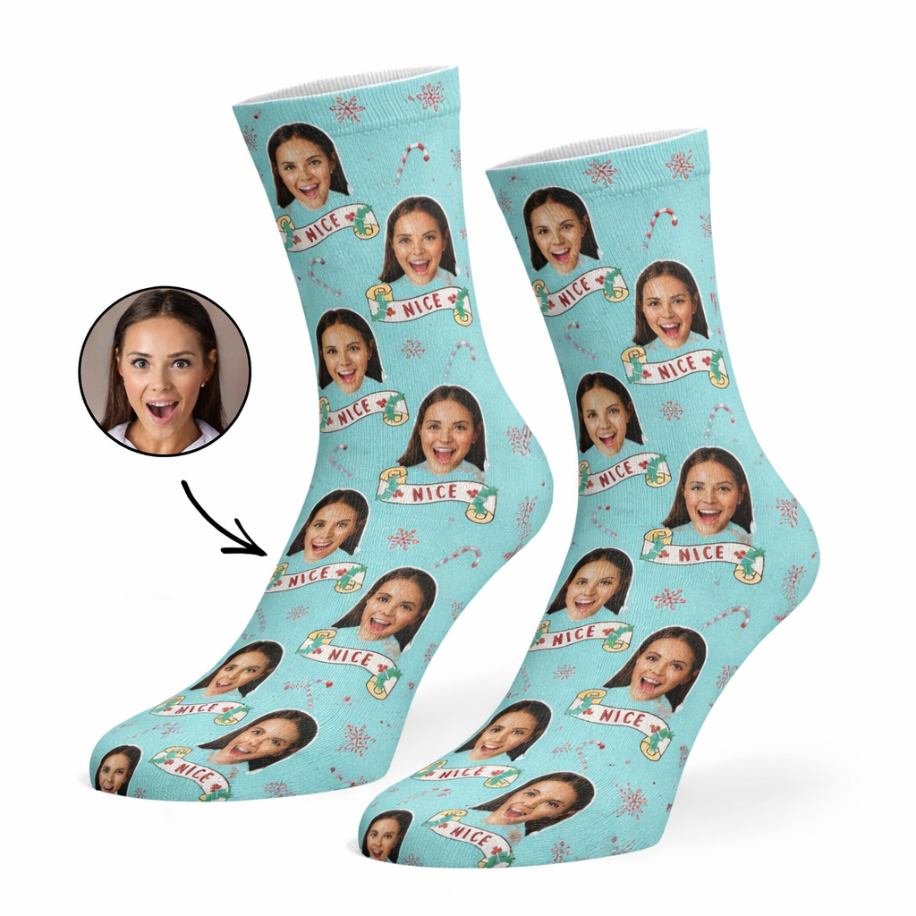 Naughty & Nice Custom Socks