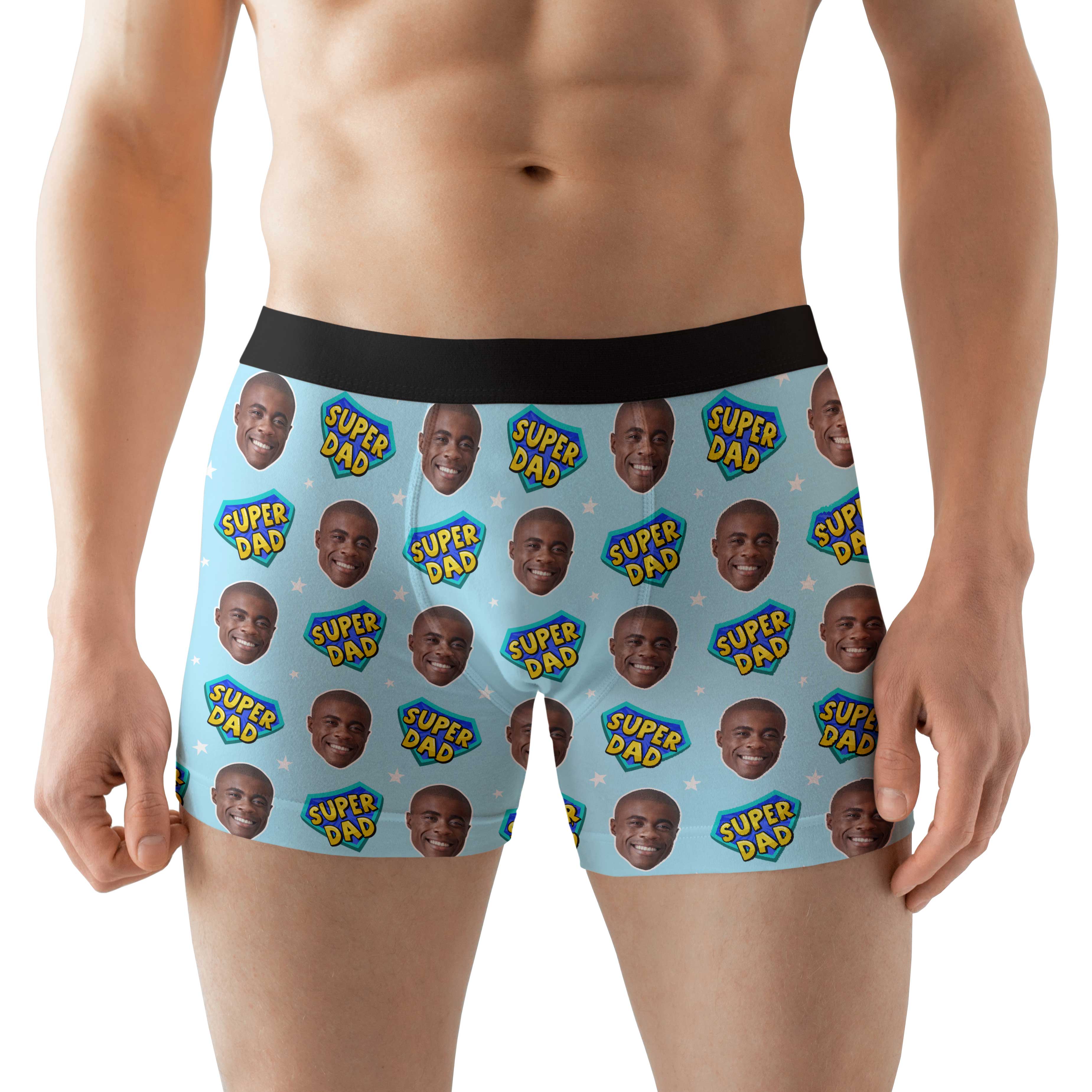 Dad Superhero Custom Boxers