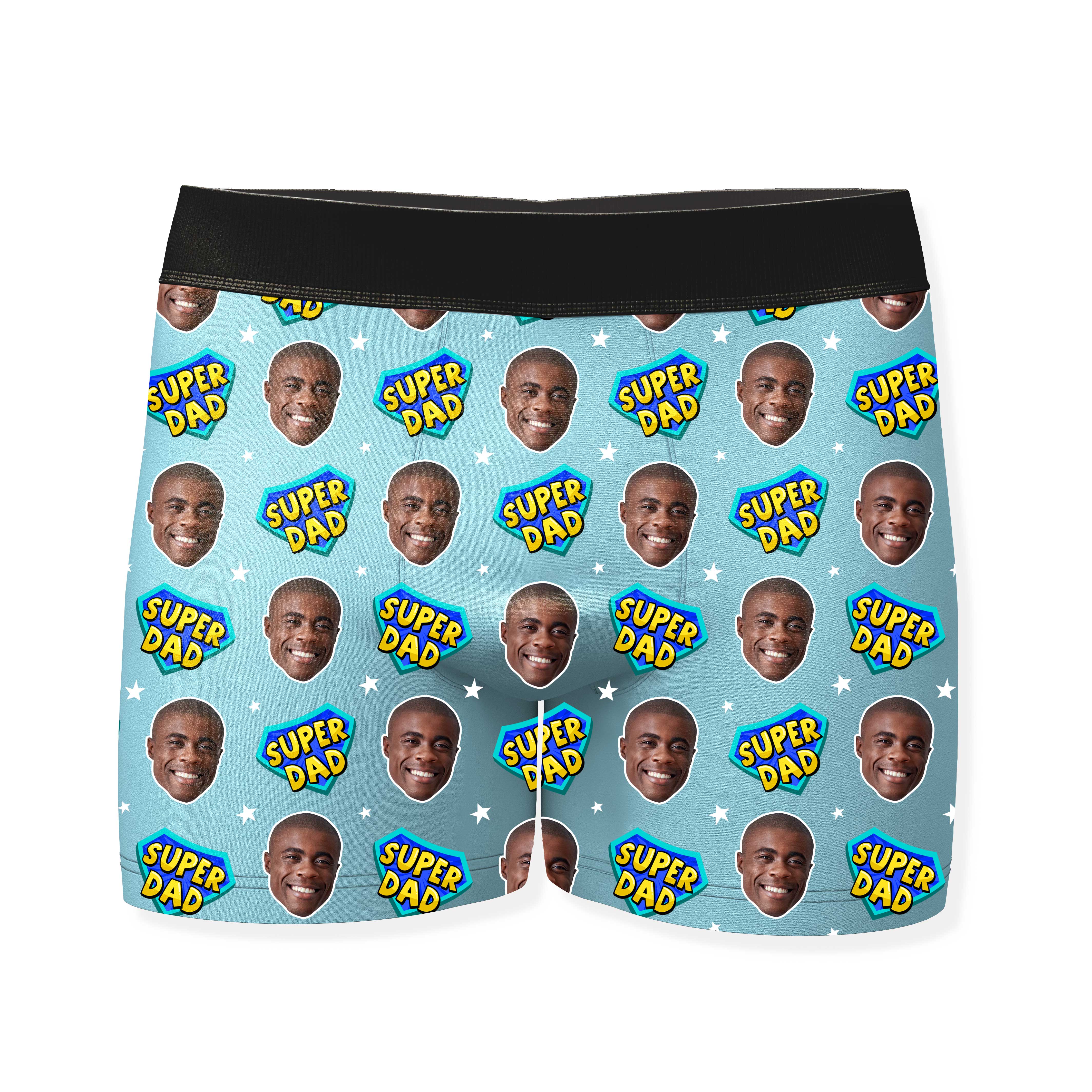 Dad Superhero Custom Boxers