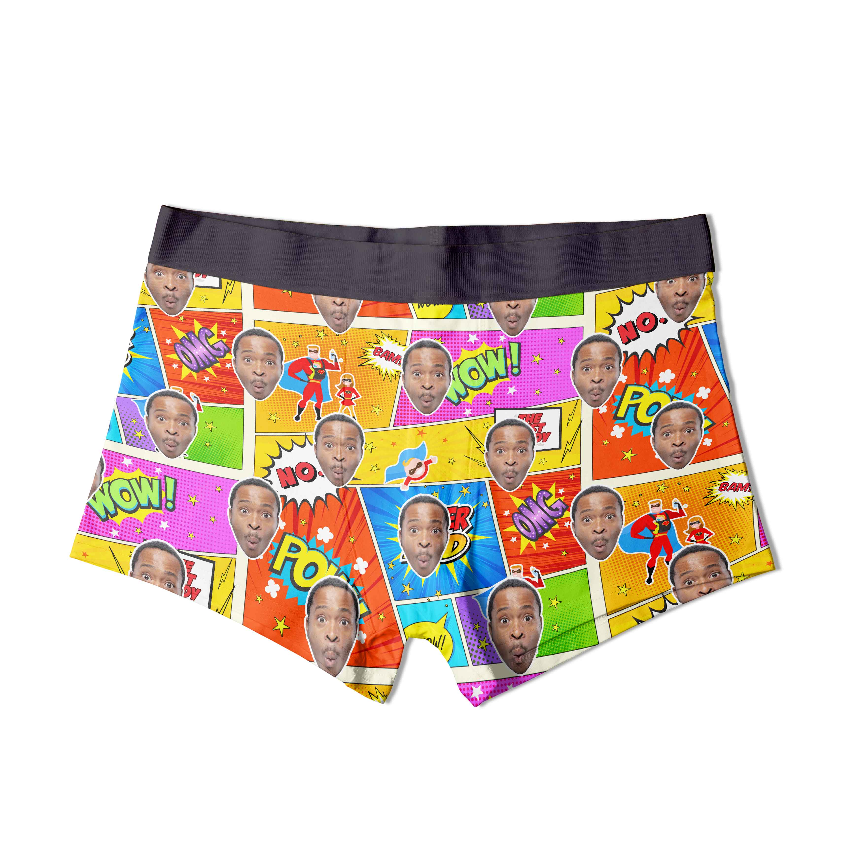 Super Comic Dad Custom Boxers