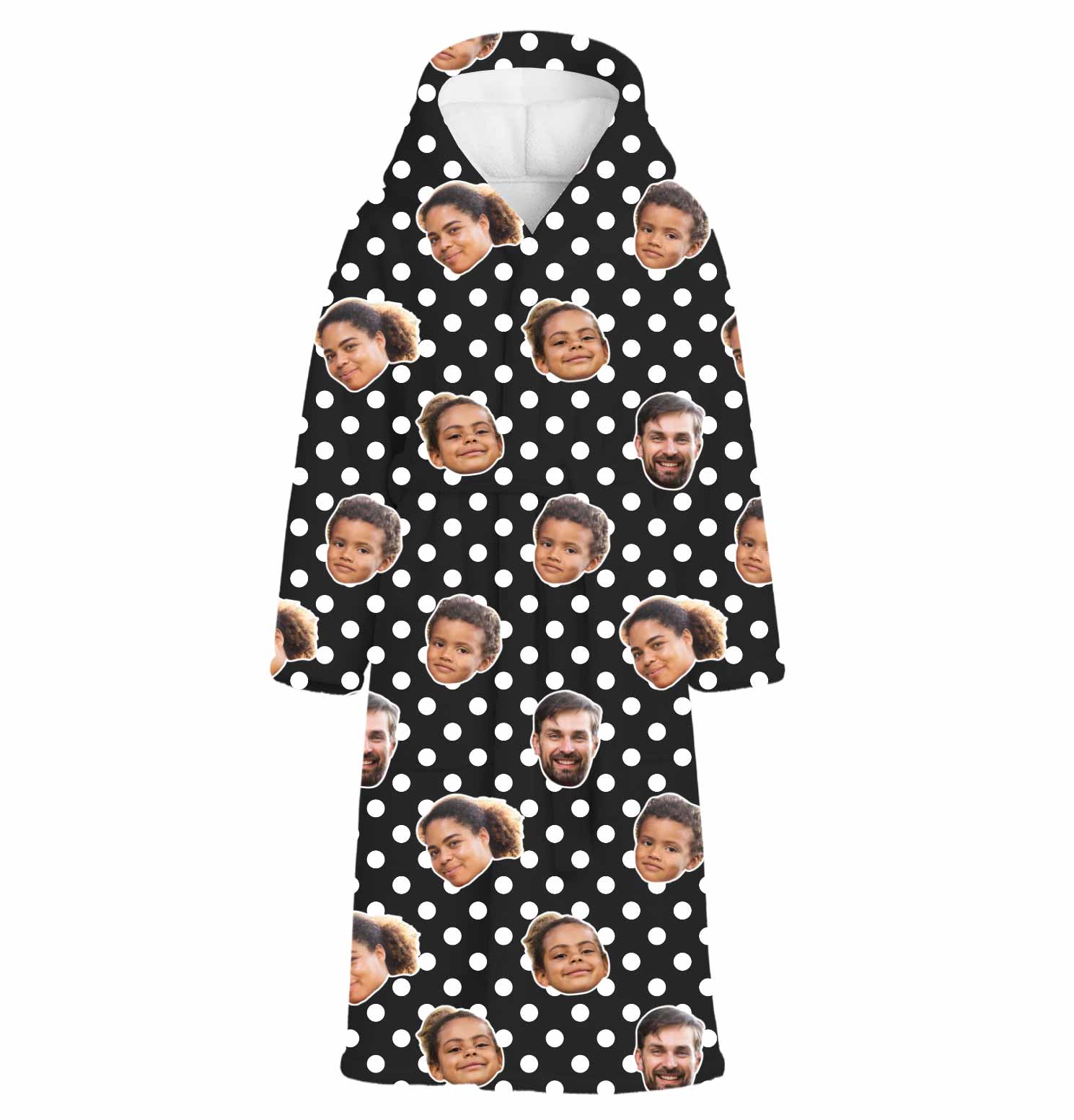 Polka Dot Custom Robe