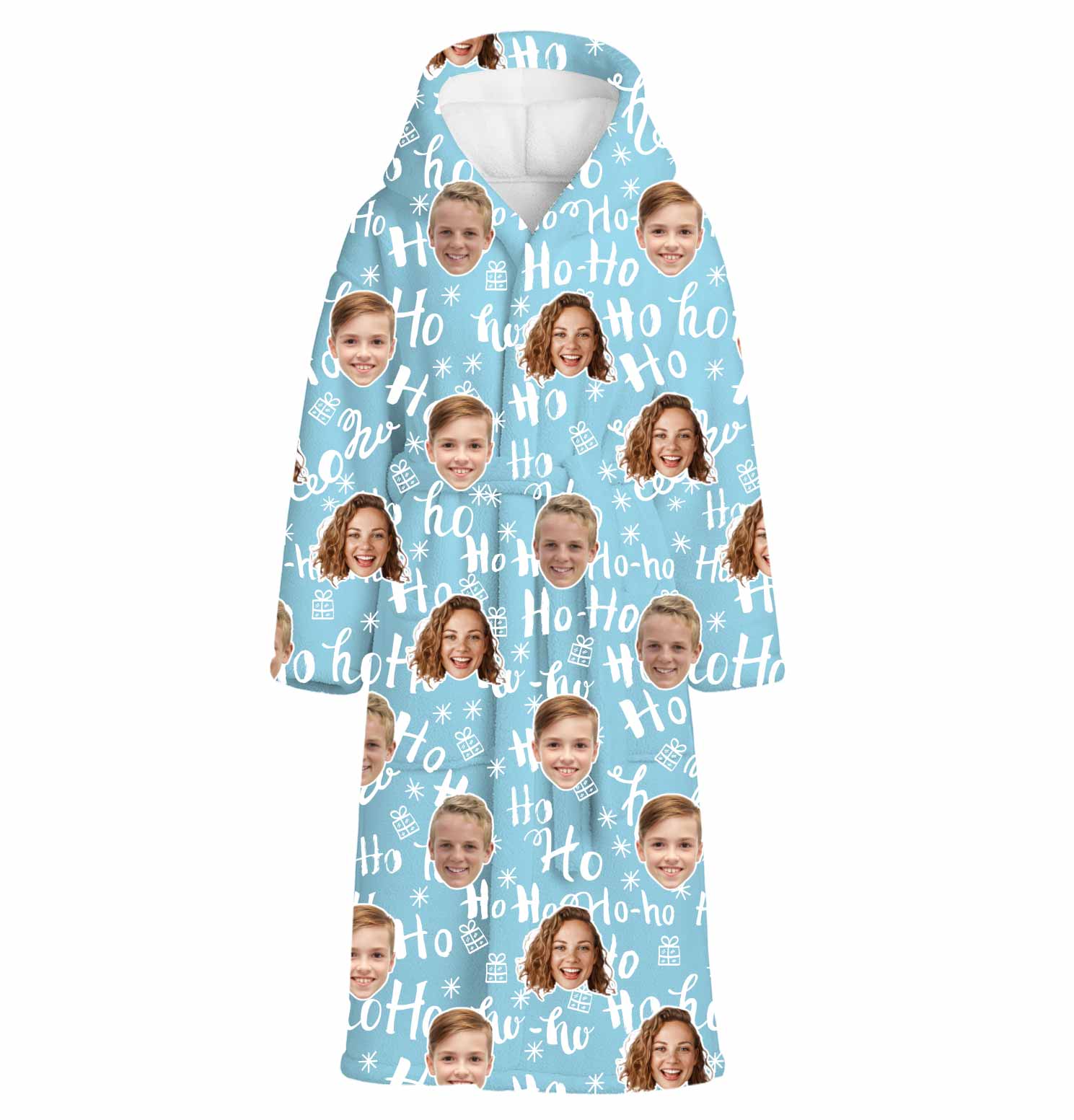 Christmas Ho Ho Ho Custom Robe