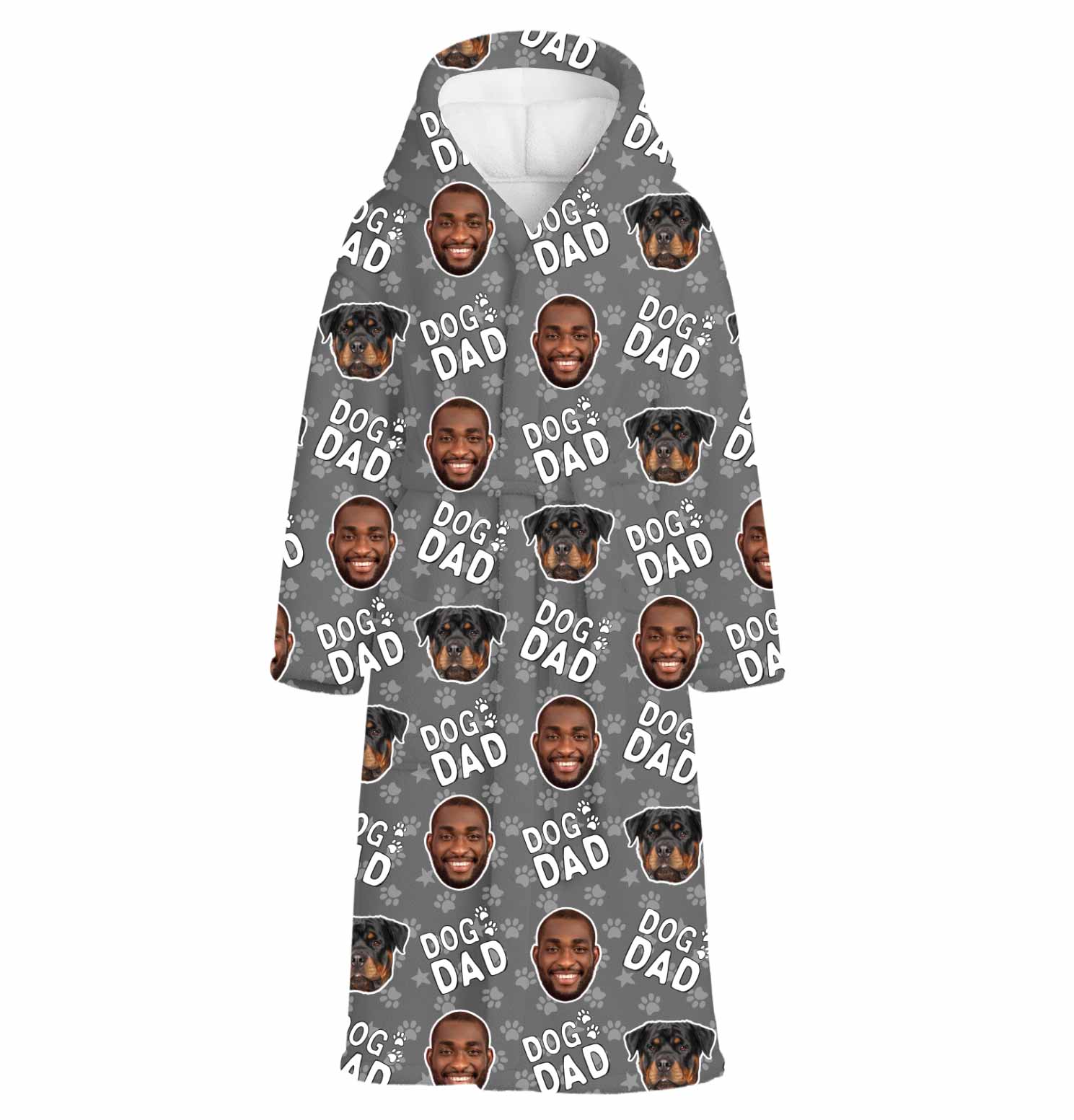Dog Dad Custom Robe