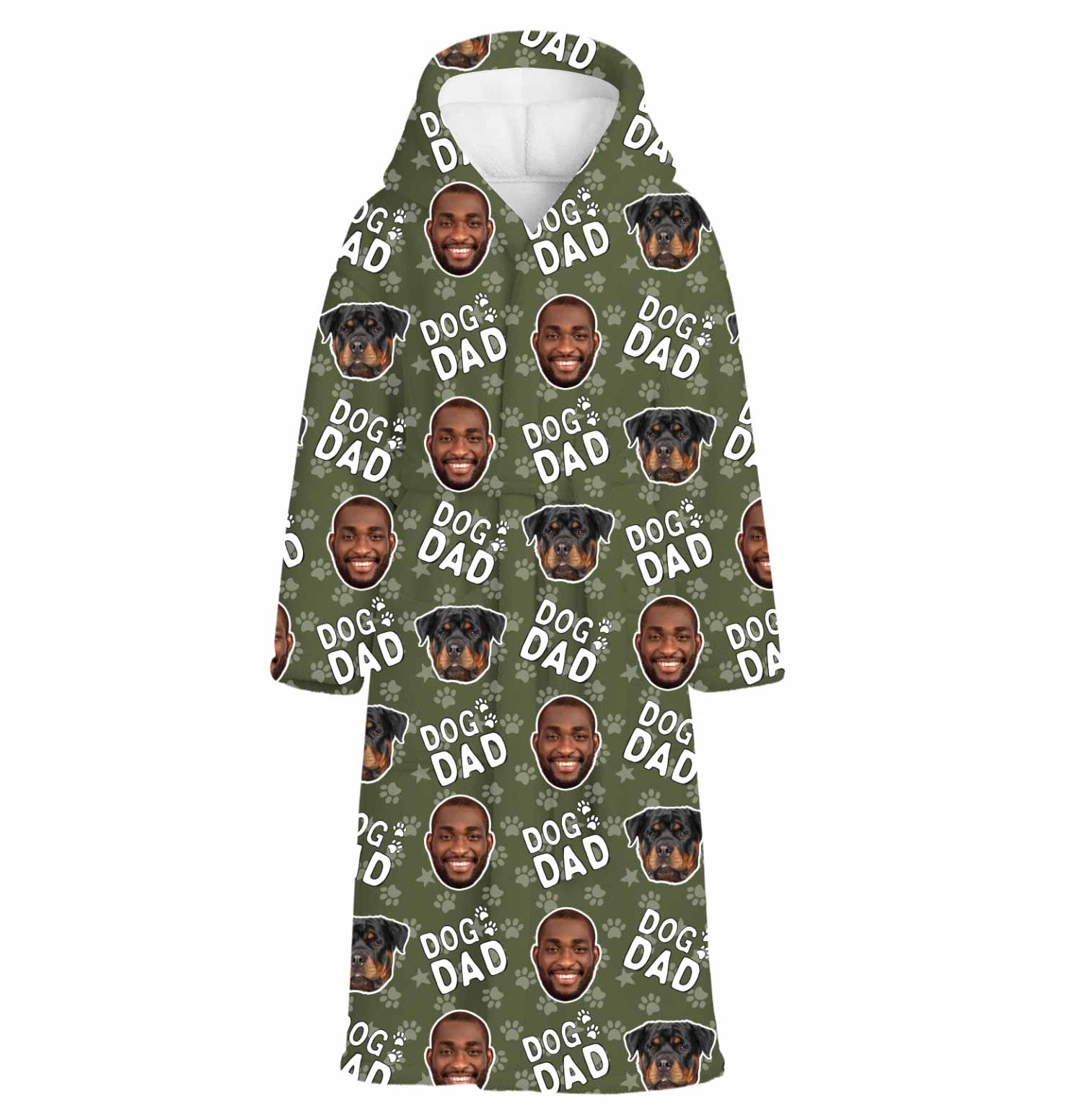 Dog Dad Custom Robe