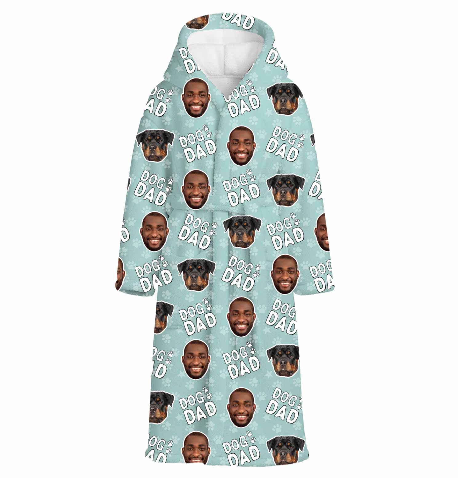 Dog Dad Custom Robe