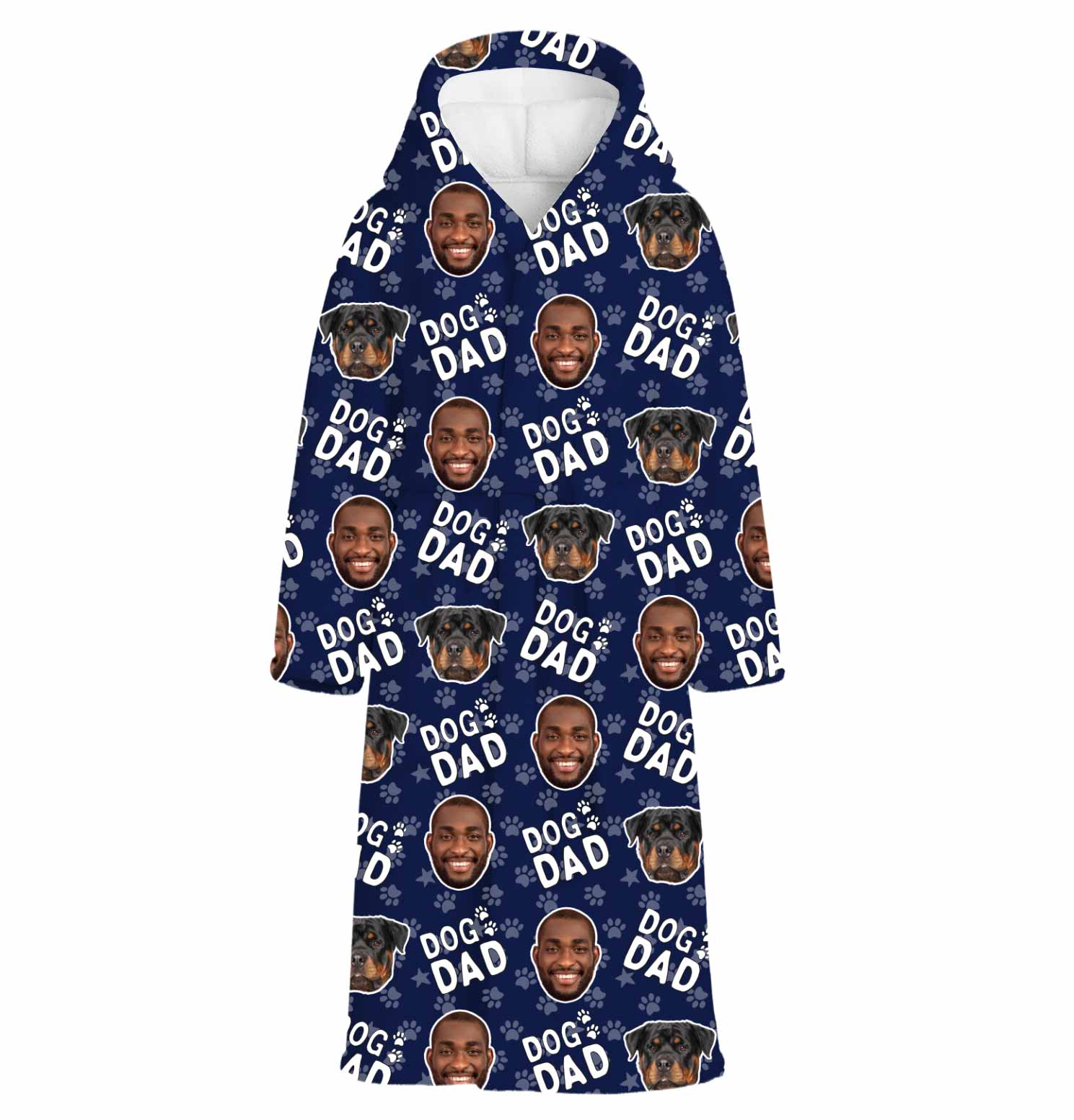 Dog Dad Custom Robe