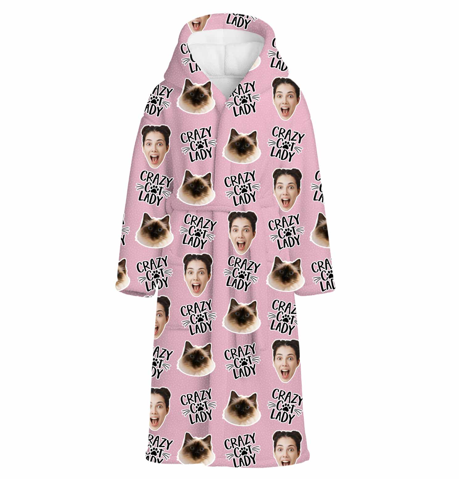 Crazy Cat Lady Custom Robe