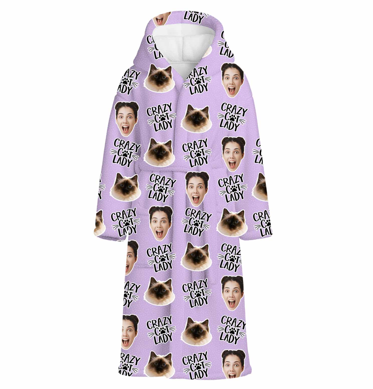 Crazy Cat Lady Custom Robe