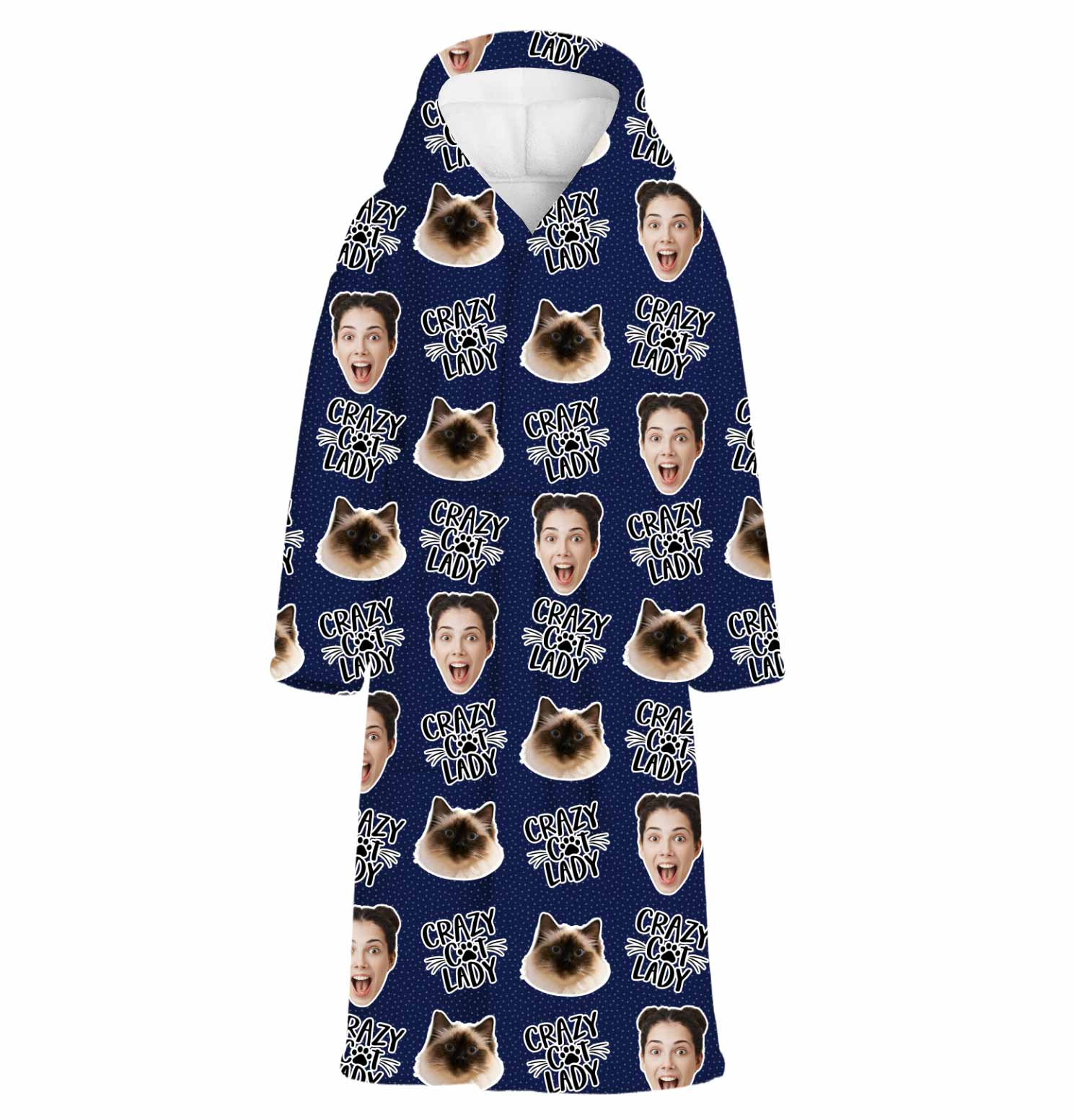 Crazy Cat Lady Custom Robe