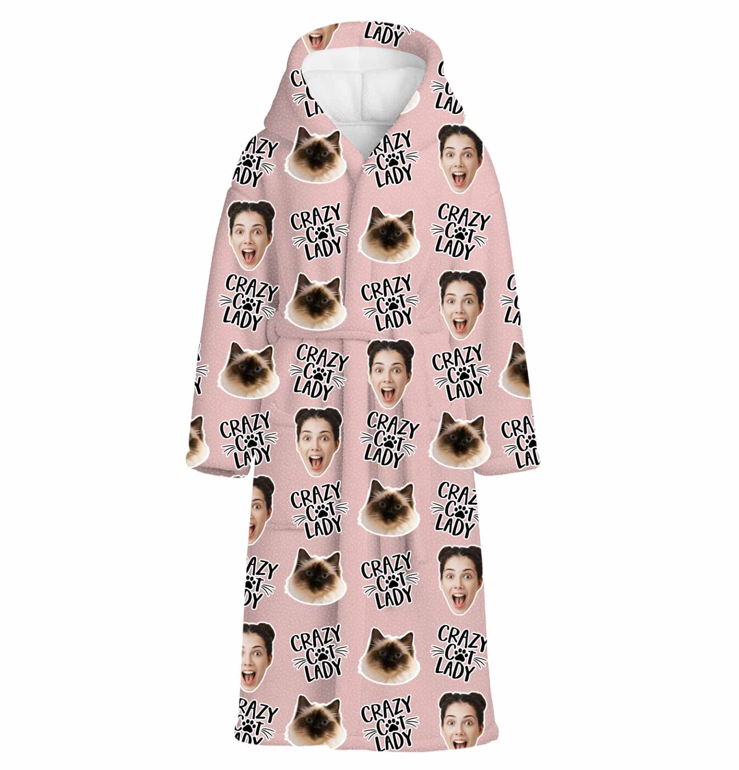 Crazy Cat Lady Custom Robe