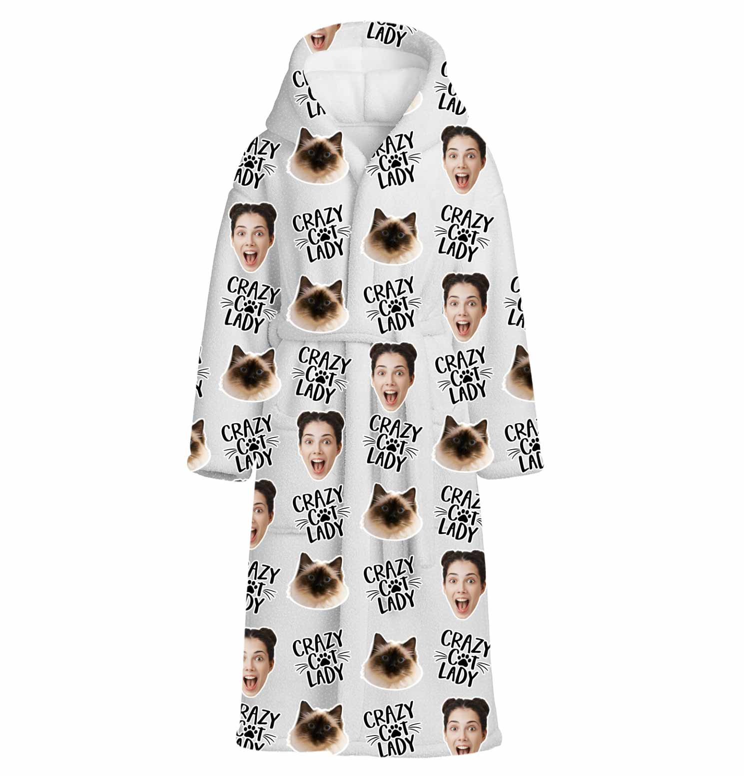 Crazy Cat Lady Custom Robe
