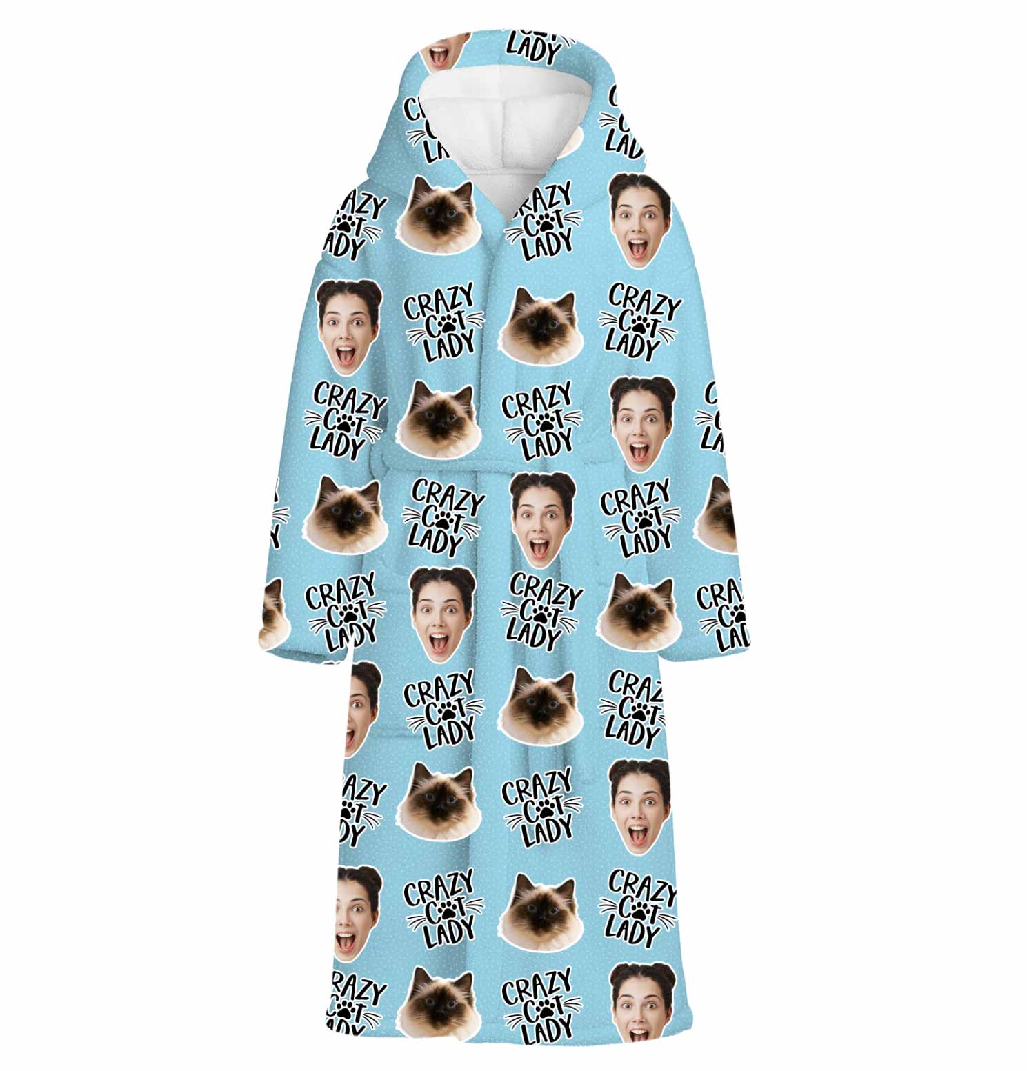 Crazy Cat Lady Custom Robe