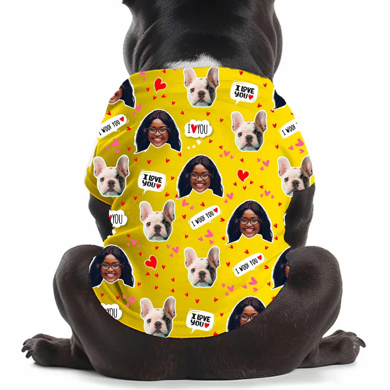 I Wuff You Personalized Dog T Shirt