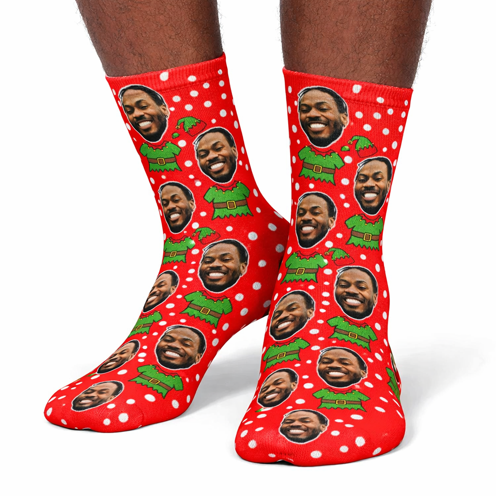 Elf Face Custom Socks