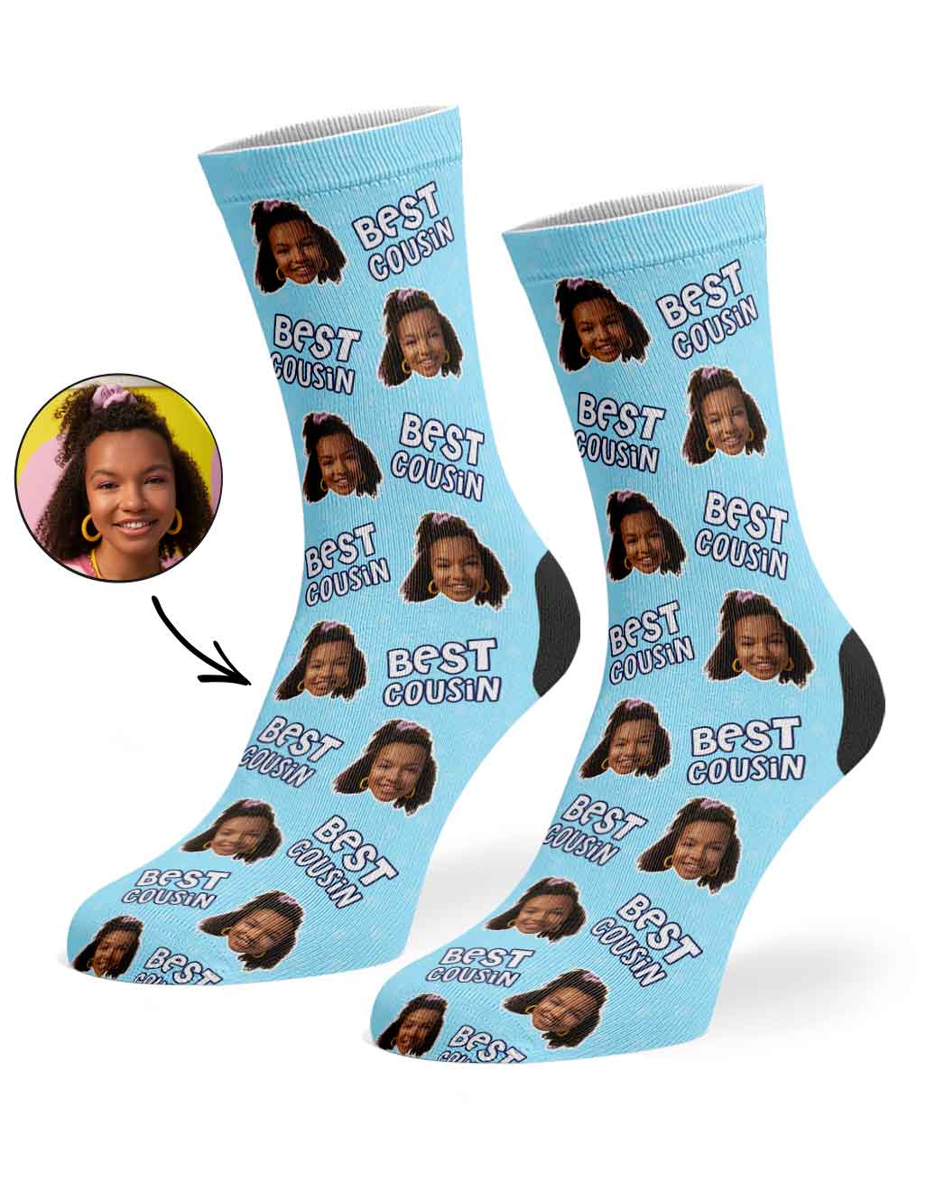 Best Cousin Custom Socks