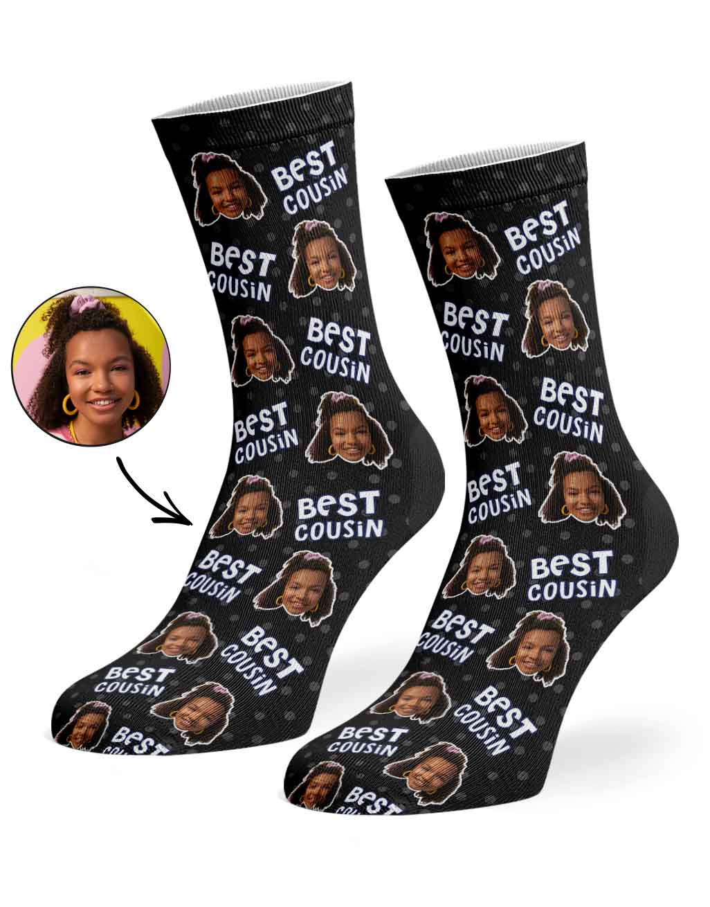 Best Cousin Custom Socks