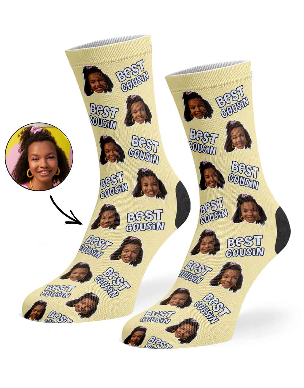 Best Cousin Custom Socks