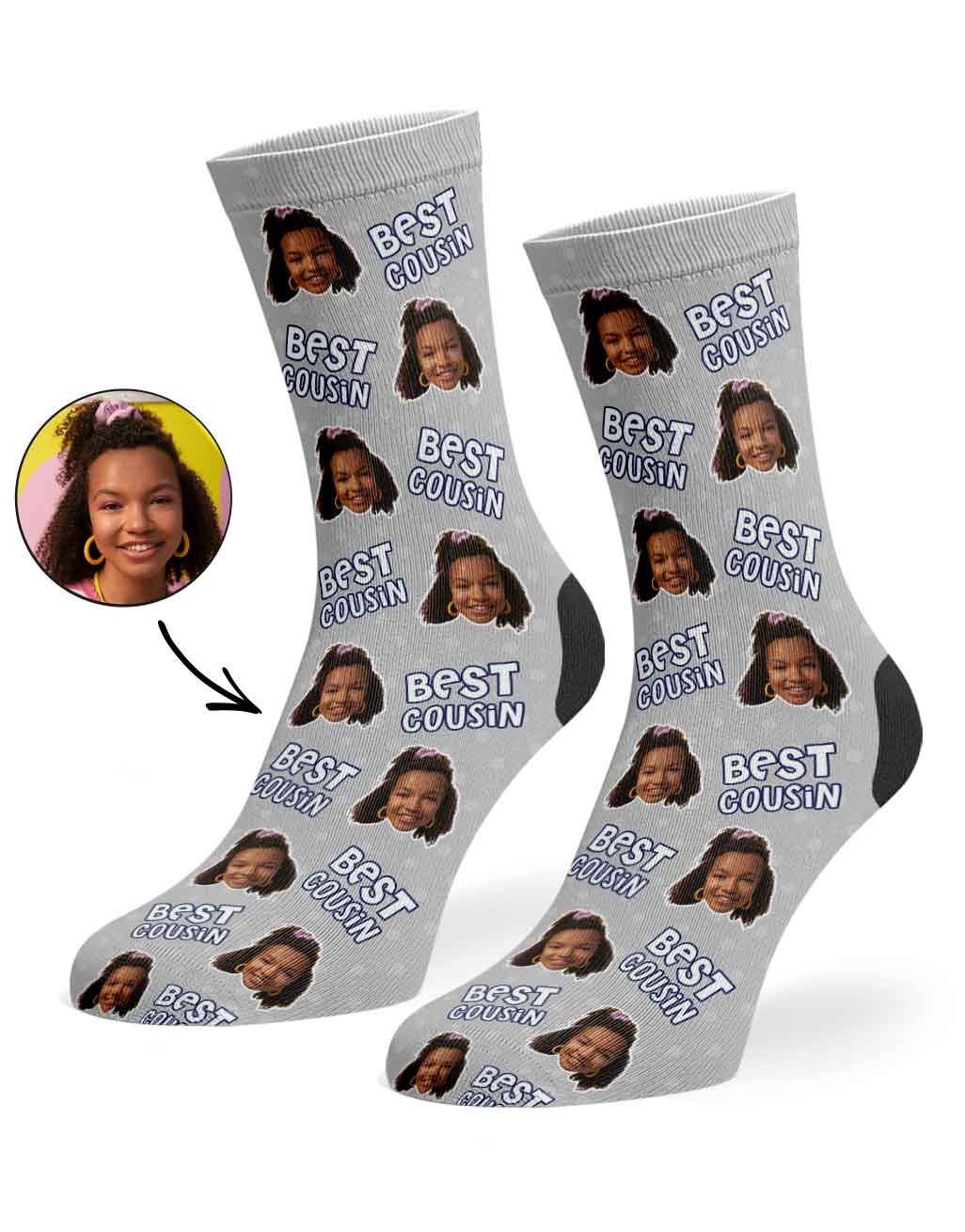Best Cousin Custom Socks