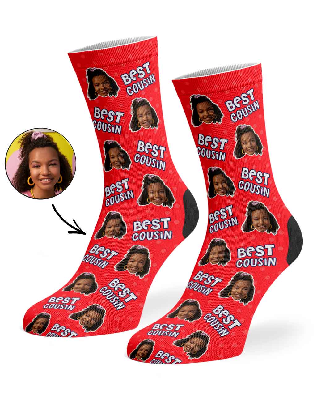 Best Cousin Custom Socks