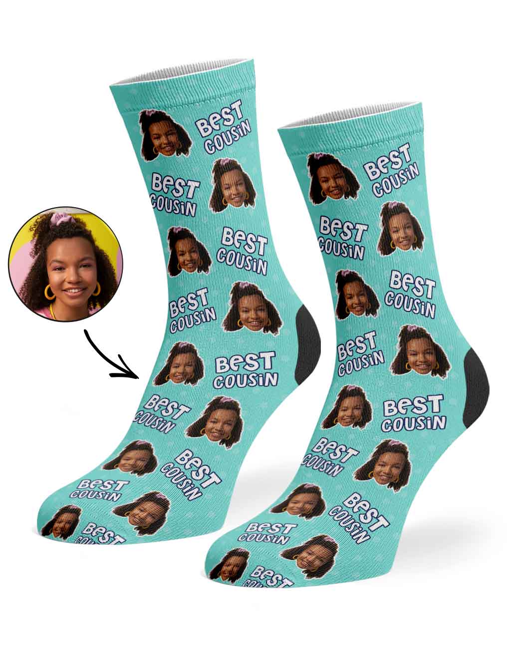 Best Cousin Custom Socks