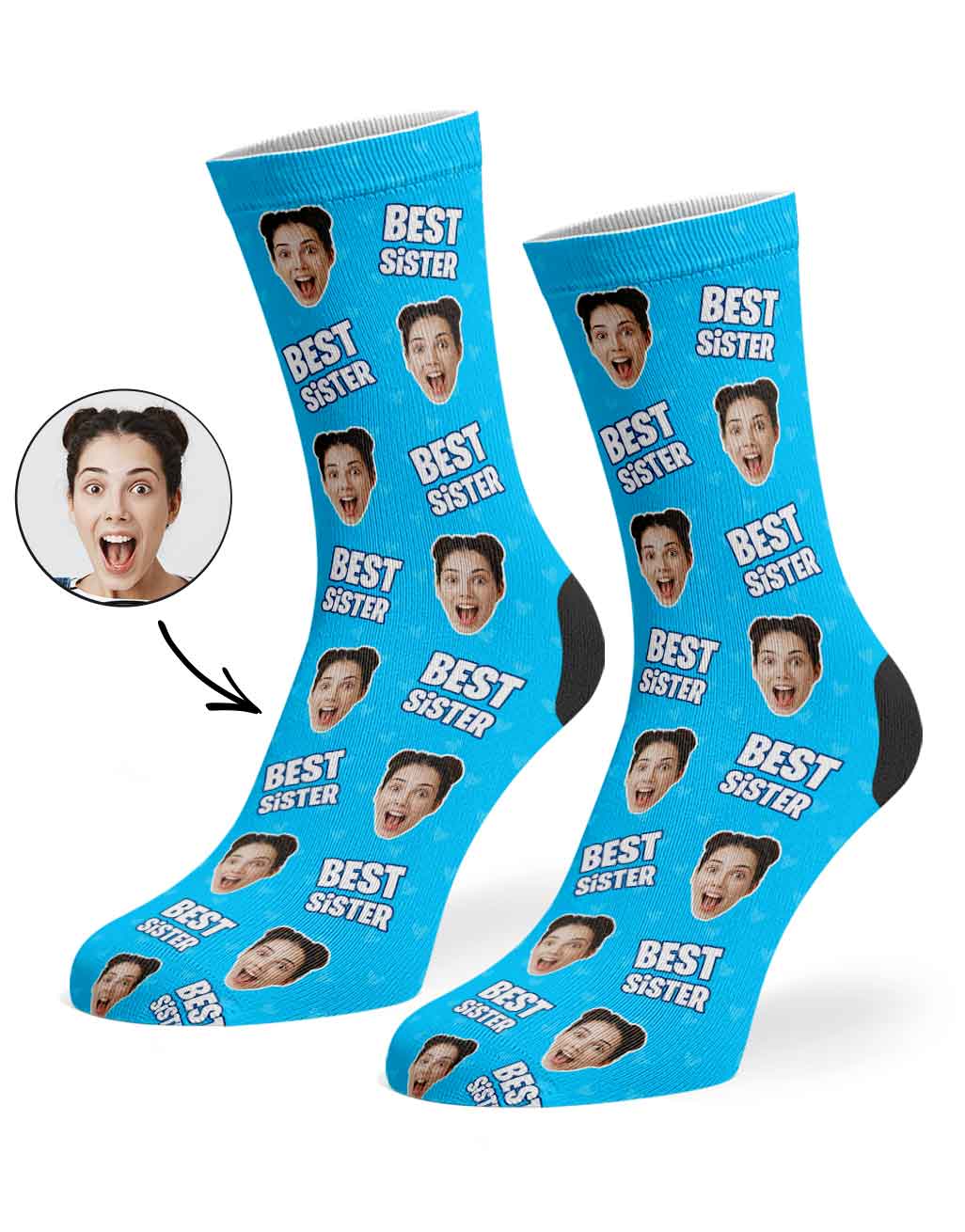 Best Sister Custom Socks