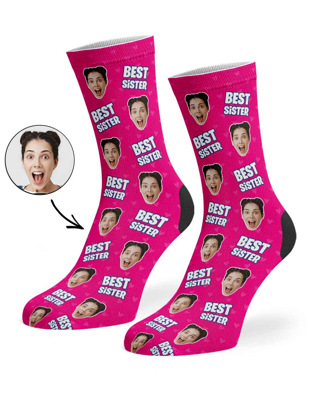 Best Sister Custom Socks