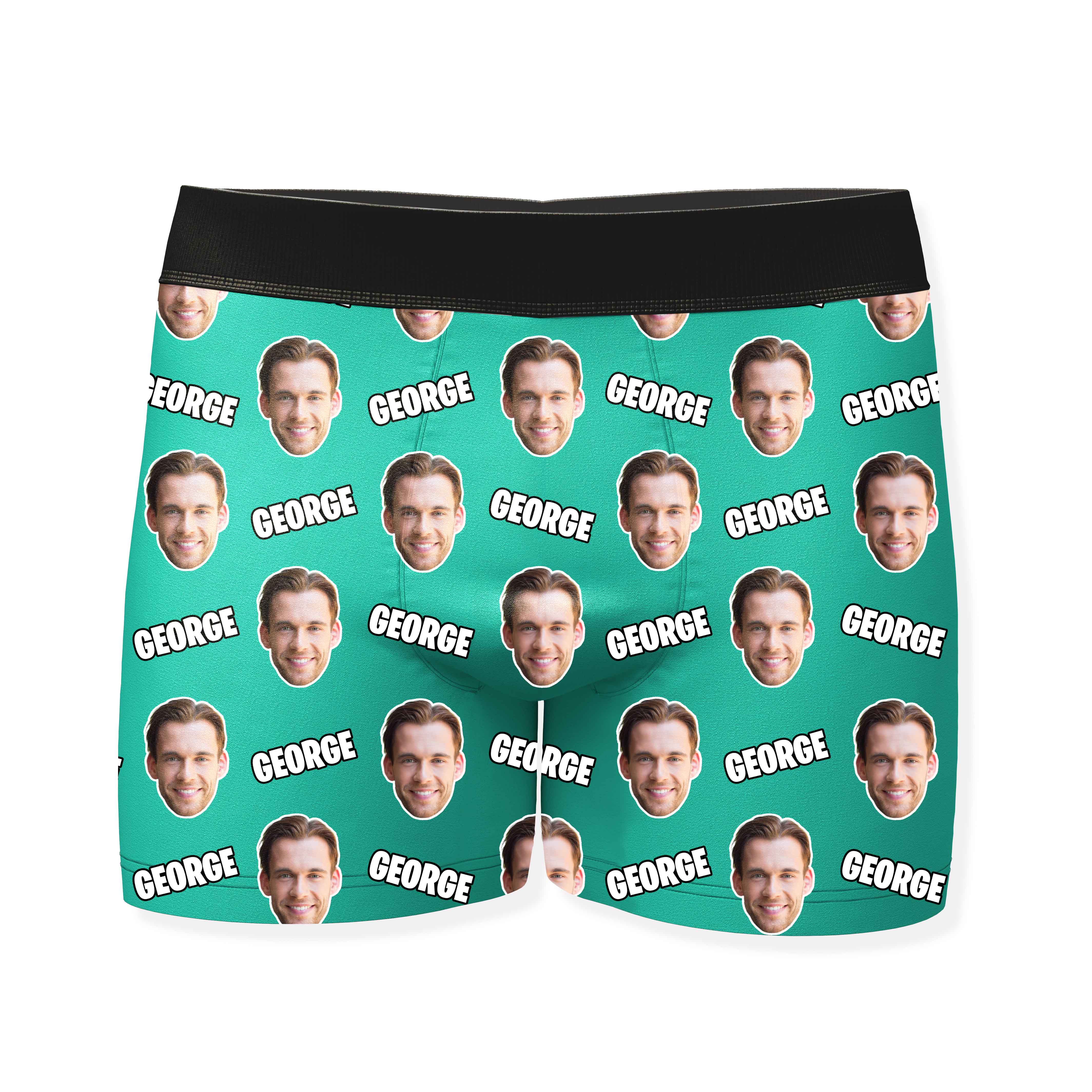 Name and Face Personalized Boxers
