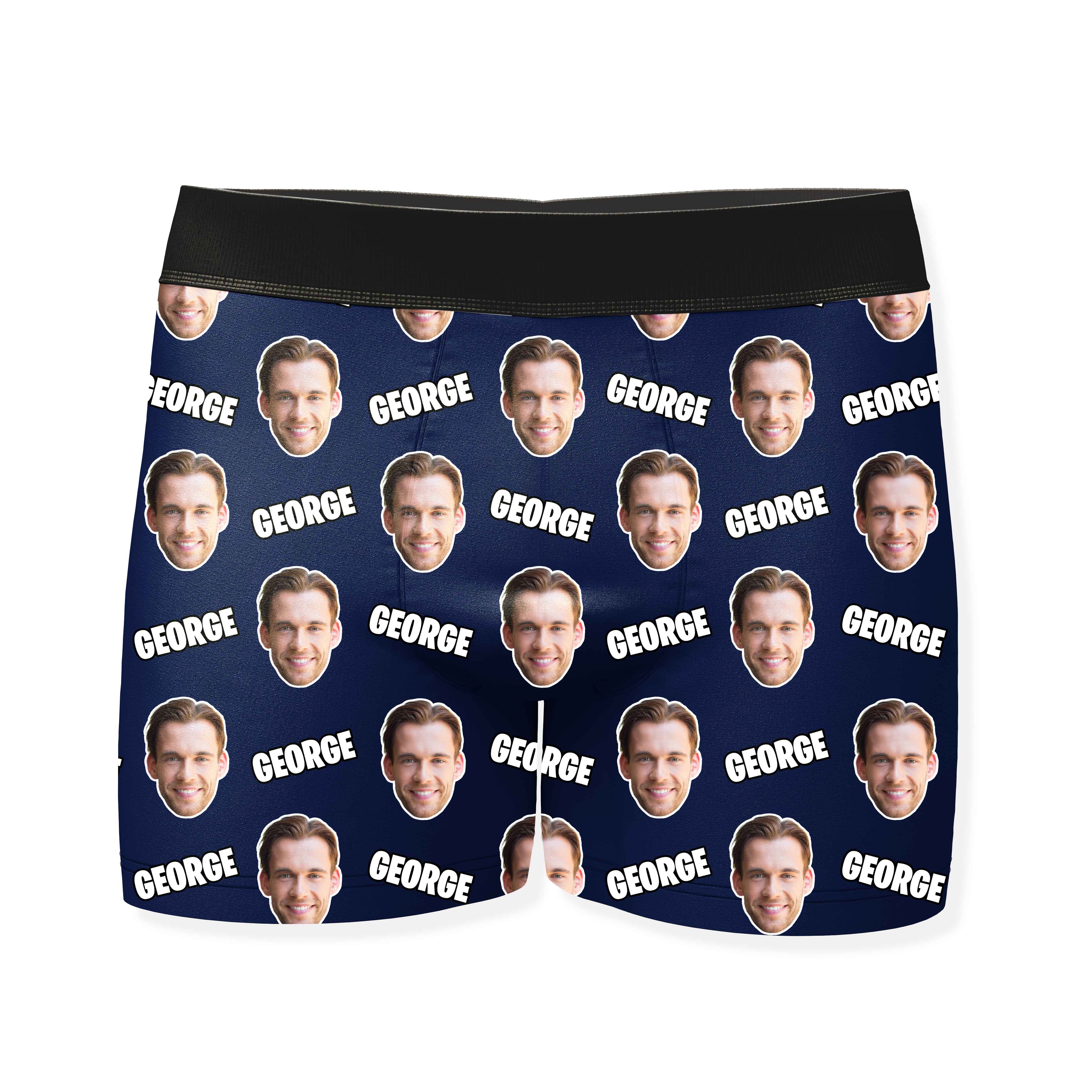 Name and Face Personalized Boxers