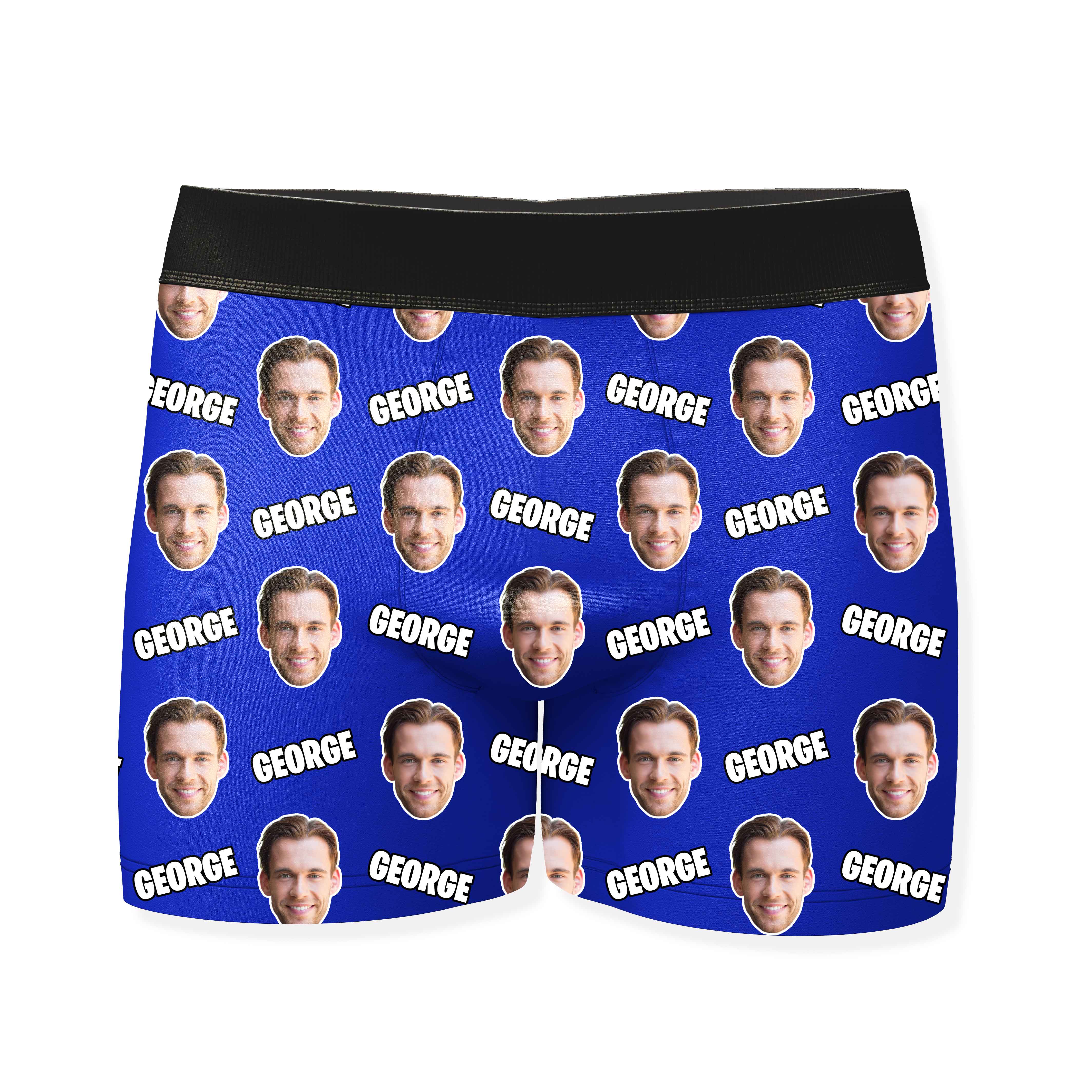 Name and Face Personalized Boxers