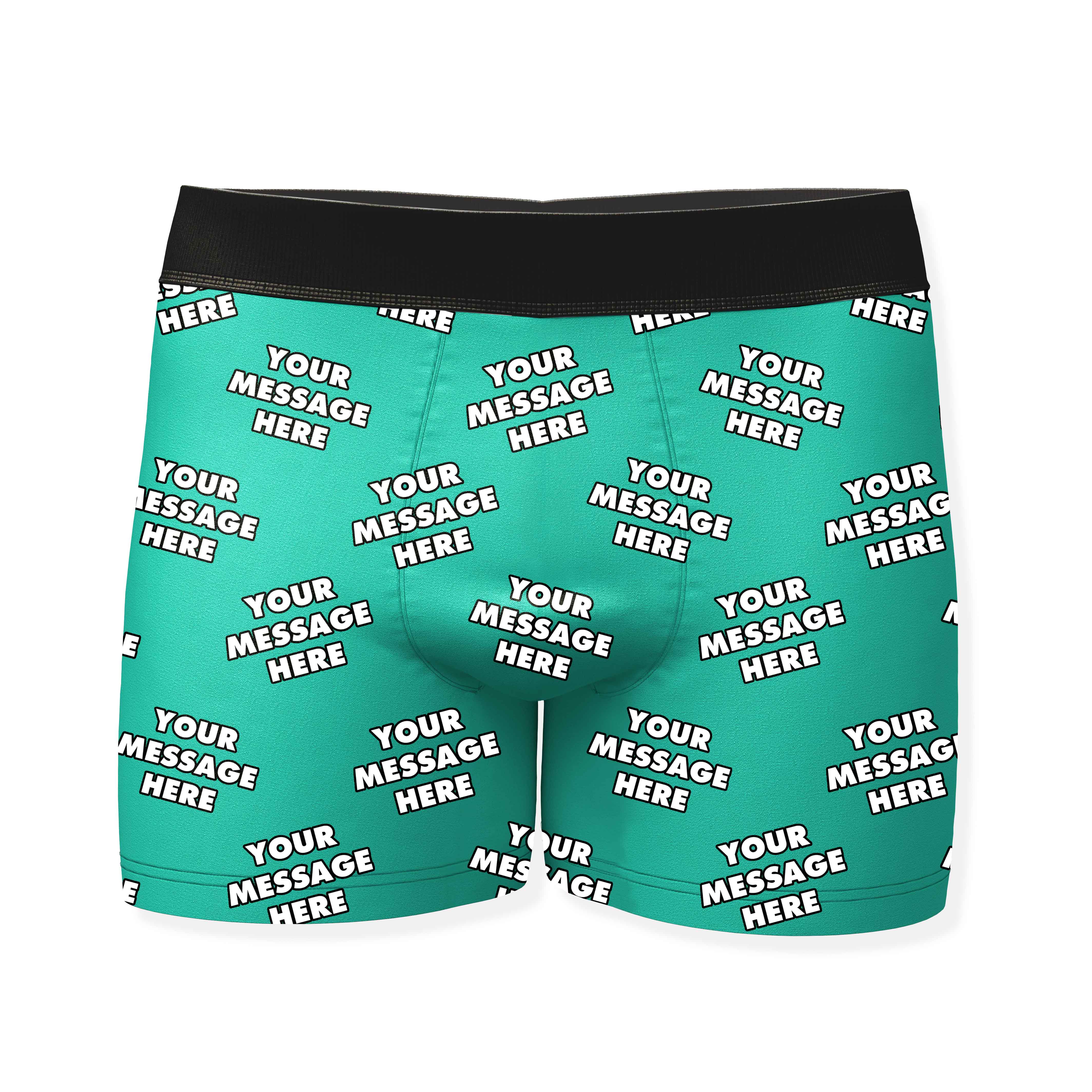 Personalized Boxers With Your Message