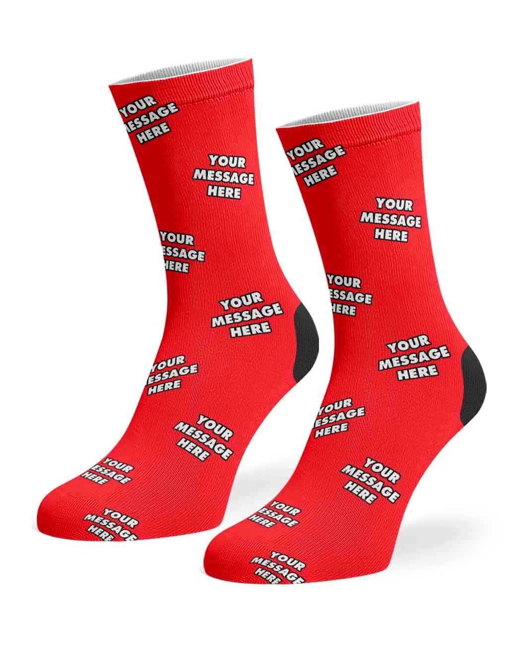 Custom Socks With Your Message