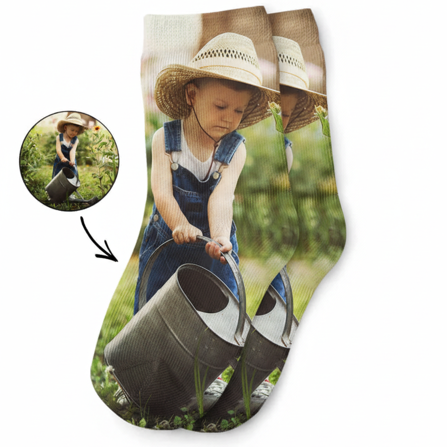 Your Photo on Kids Socks