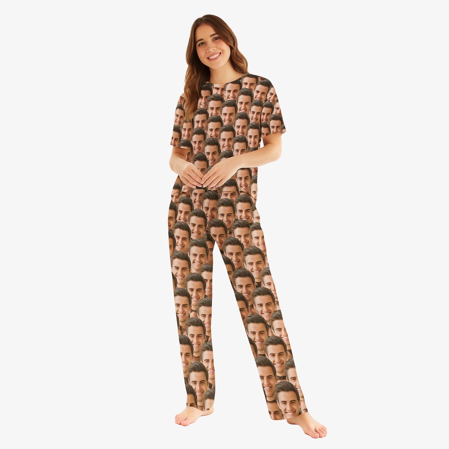 Women's Face Mash custom Pajamas
