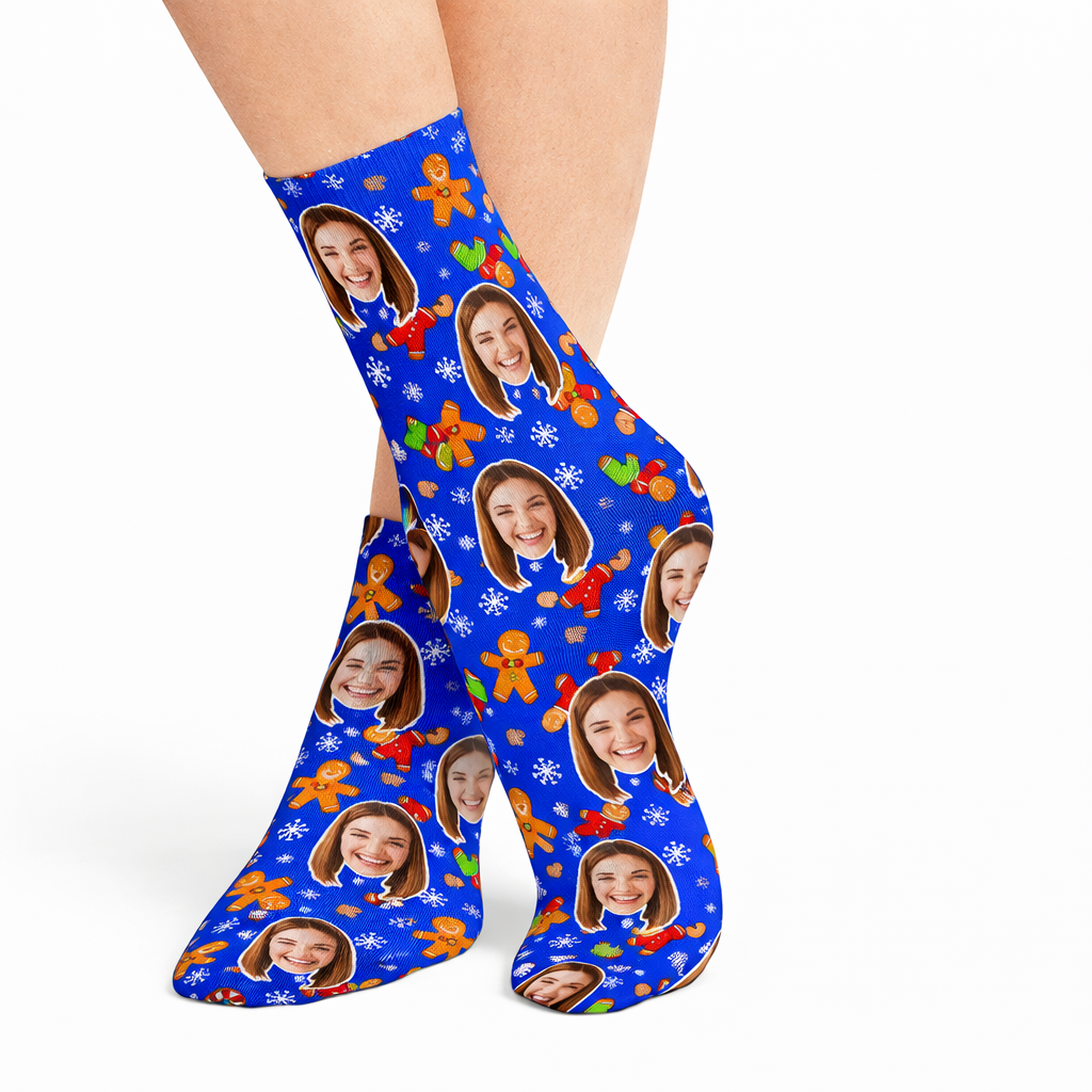 Gingerbread Me Custom Socks