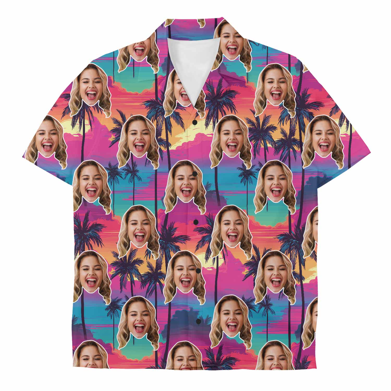 Tropical Sunset Custom Hawaiian Shirt