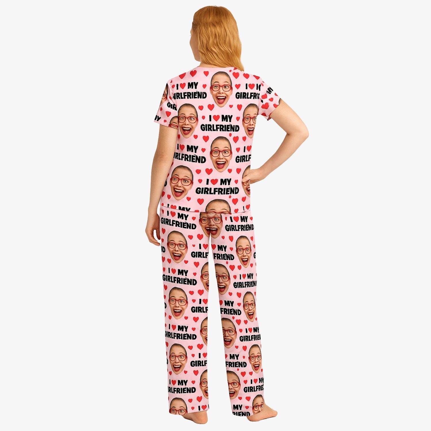 Women's I Love My Girlfriend Pajamas - Pants Set