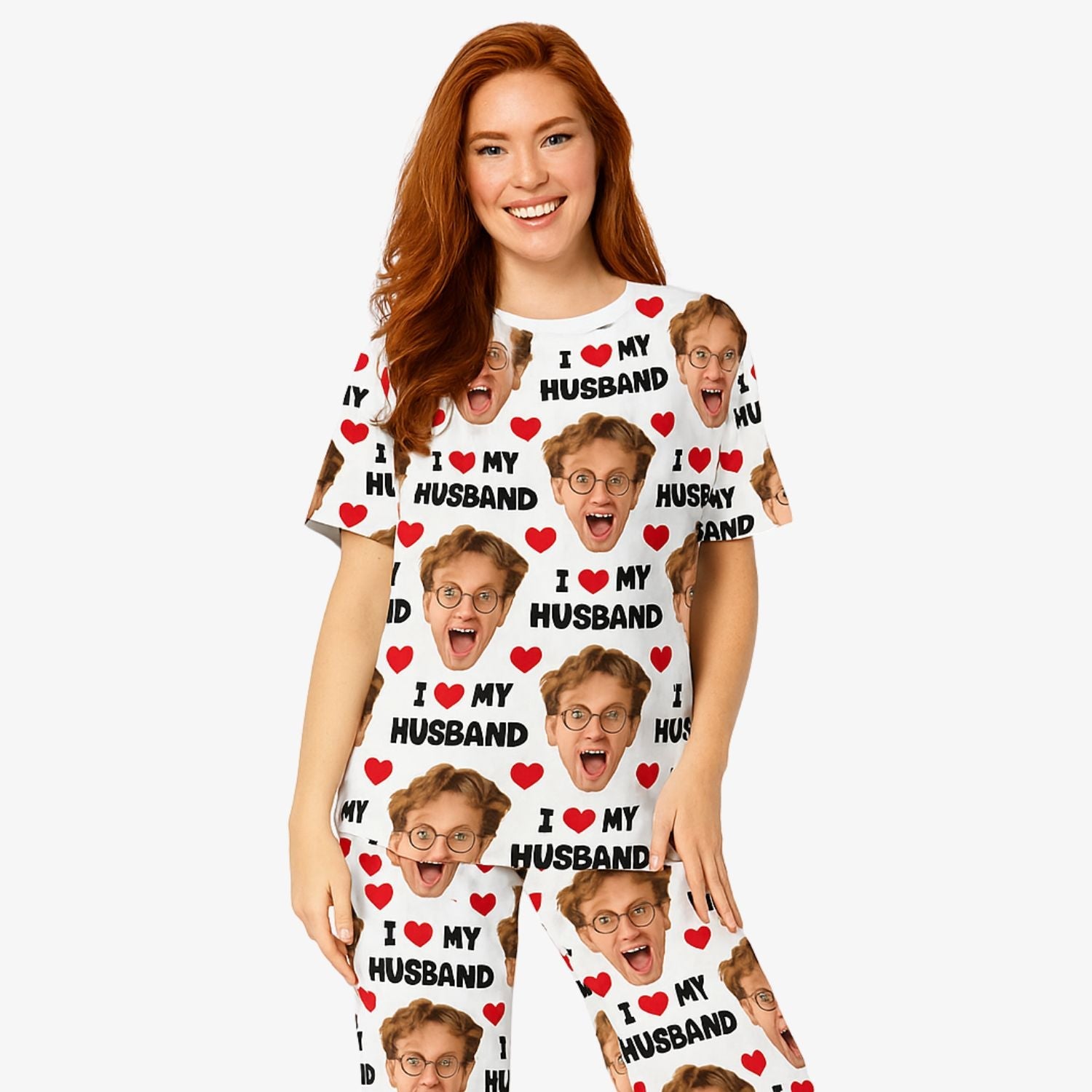 Women's I Love My Husband Pajamas - Pants Set