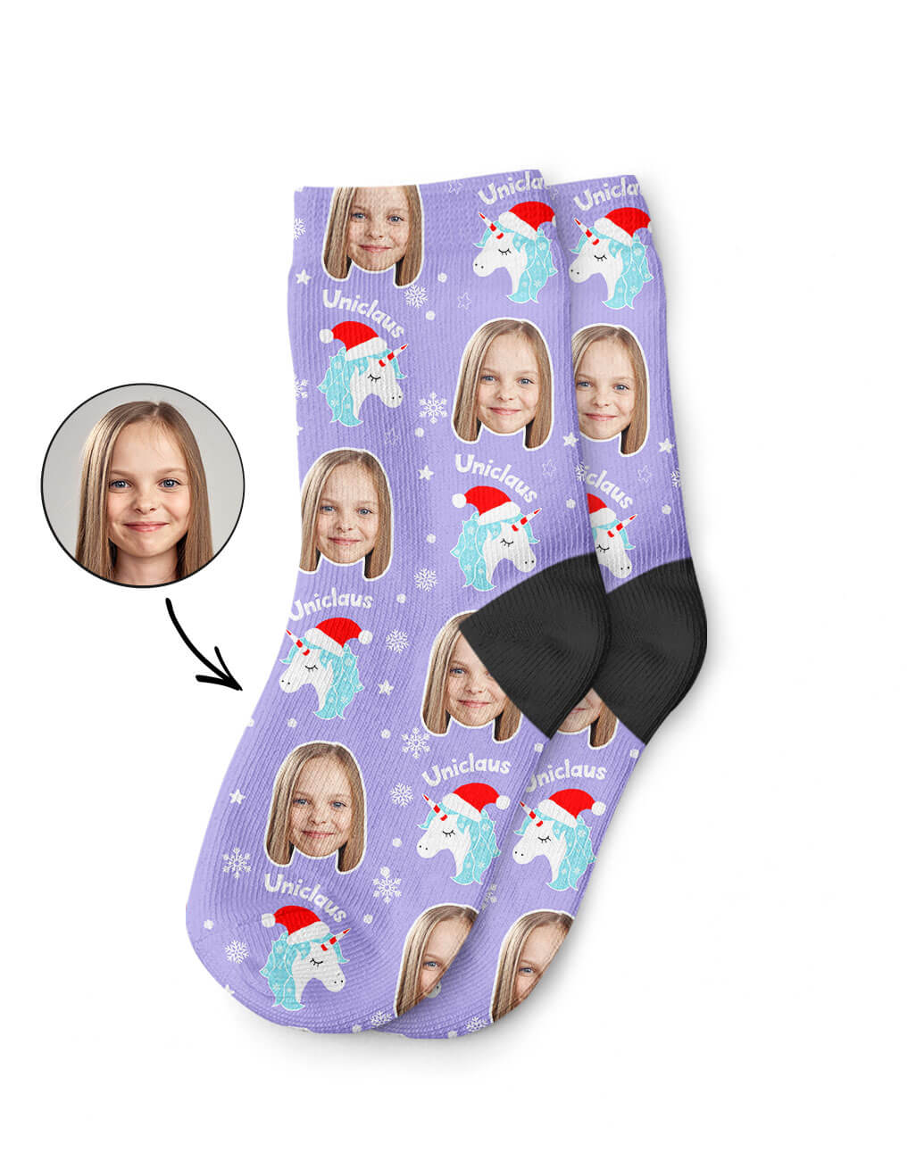 Photo Print Uniclaus Kids Socks