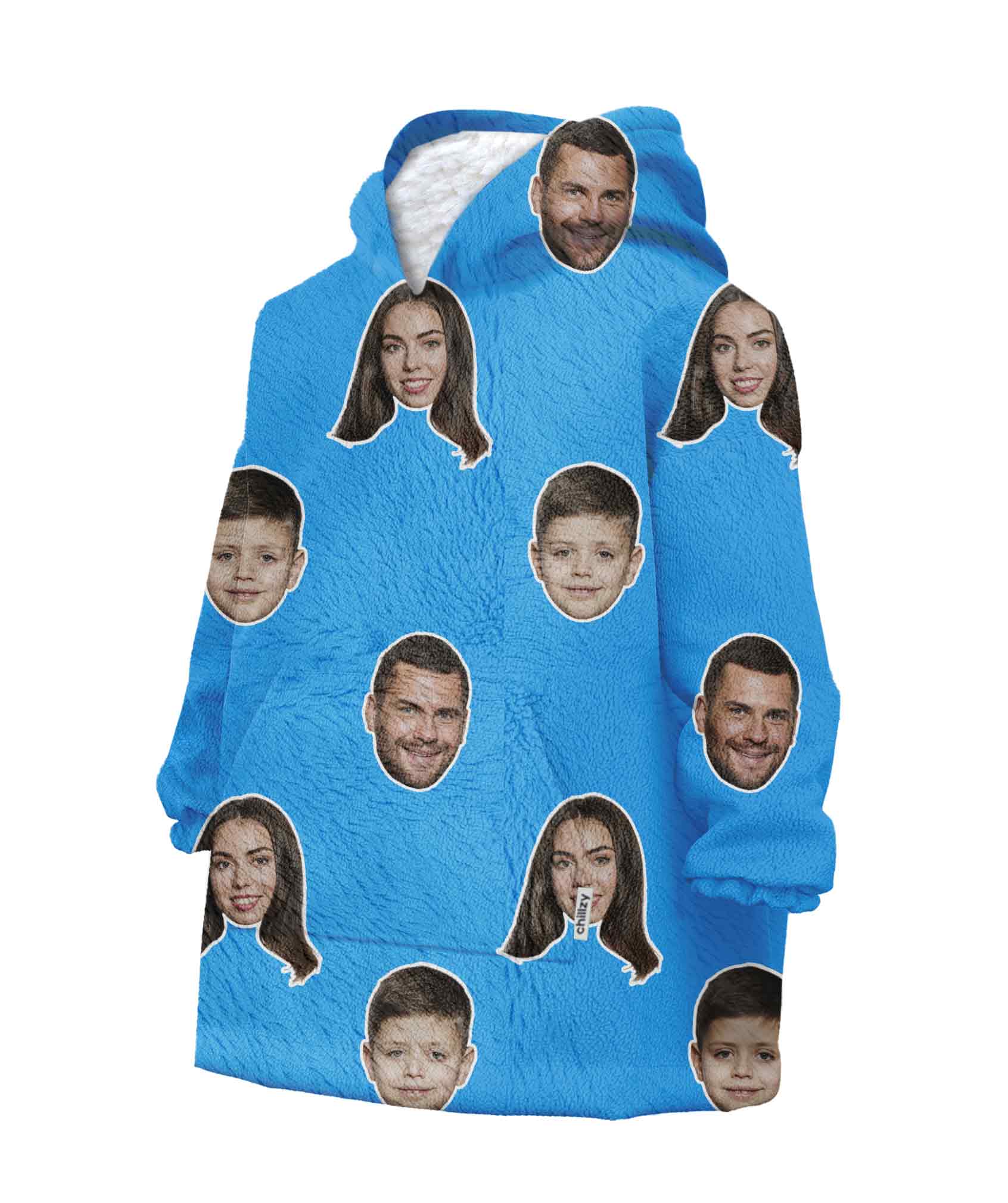 Family Kids Hoodie Blanket